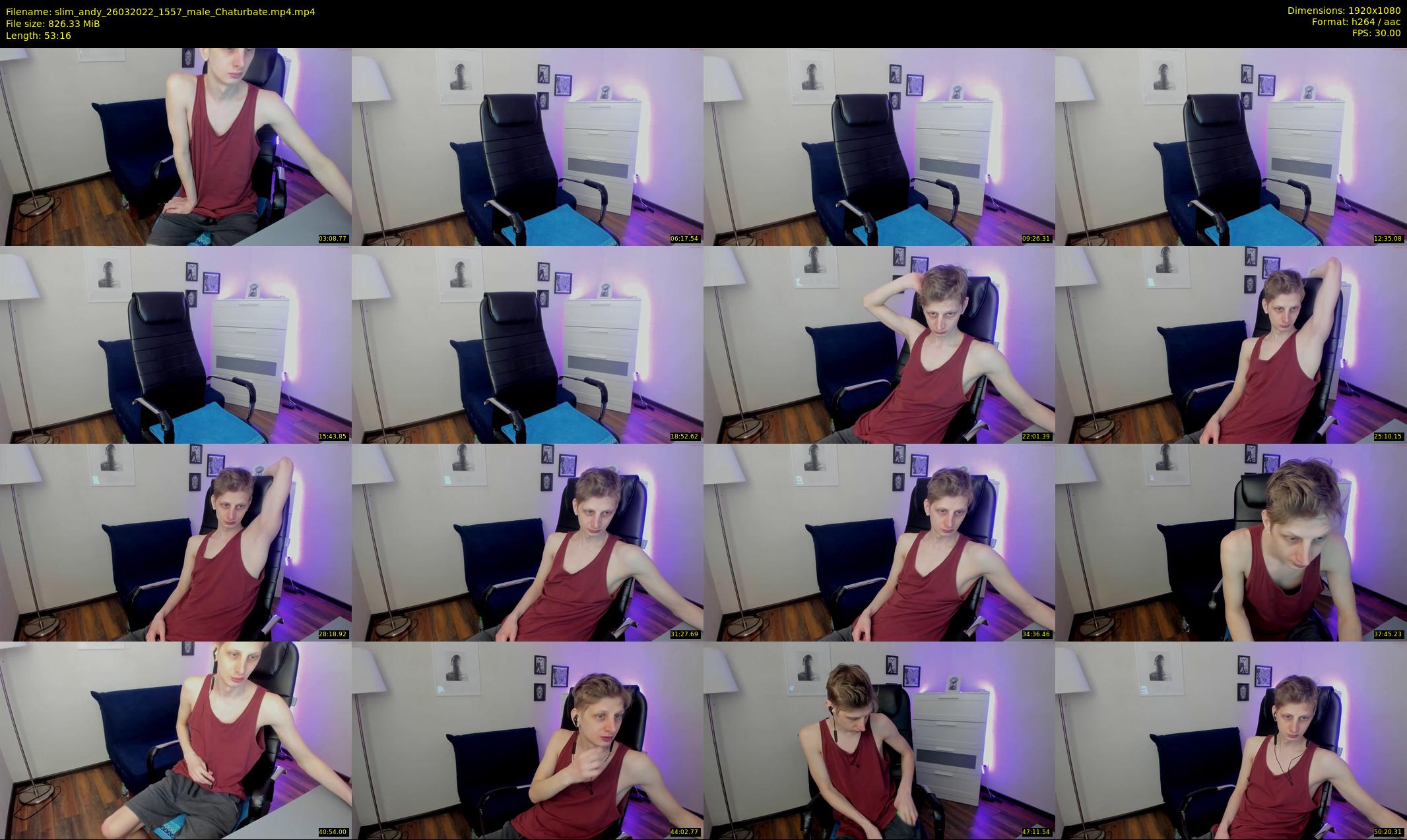 slim_andy — 54 minute Chaturbate male cam show recording, 1080p, Mar 26, 2022