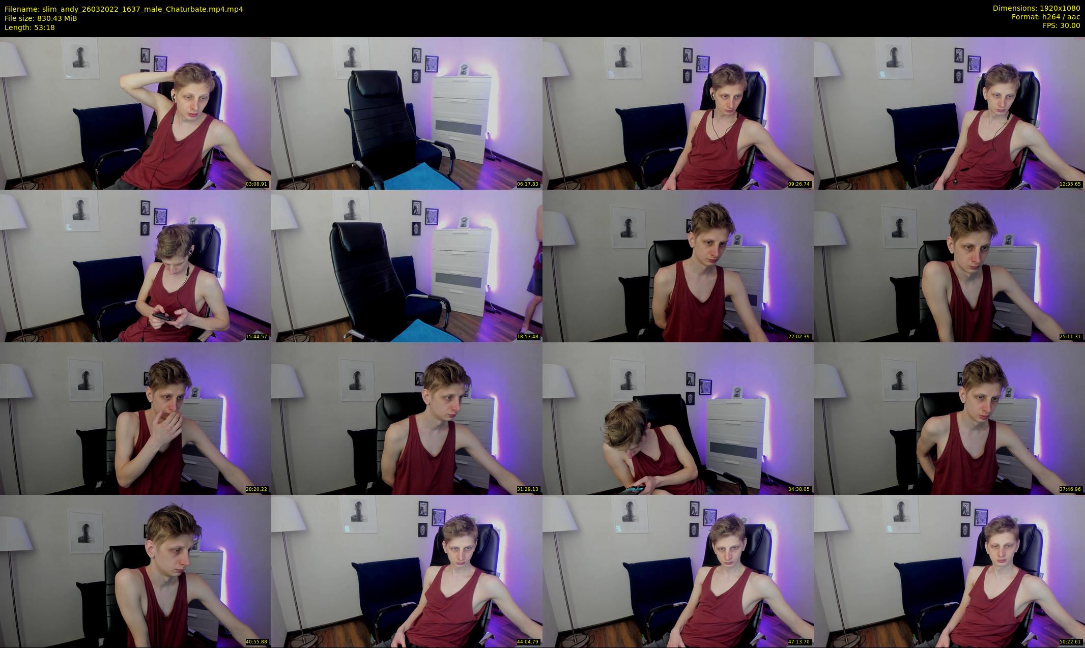 slim_andy — 54 minute Chaturbate male cam show recording, 1080p, Mar 26, 2022