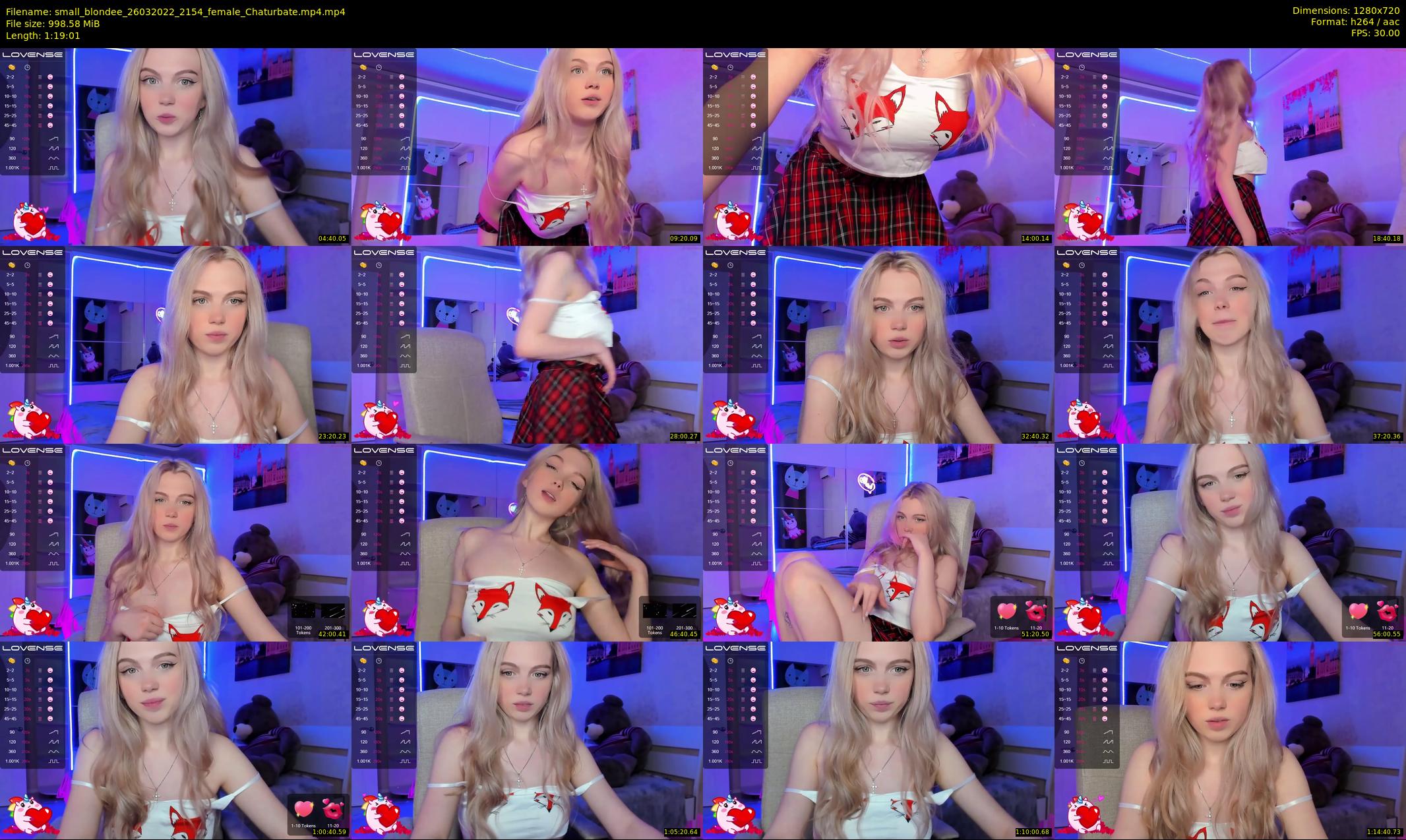 small_blondee — 80 minute Chaturbate female cam show recording, 720p, Mar 26, 2022