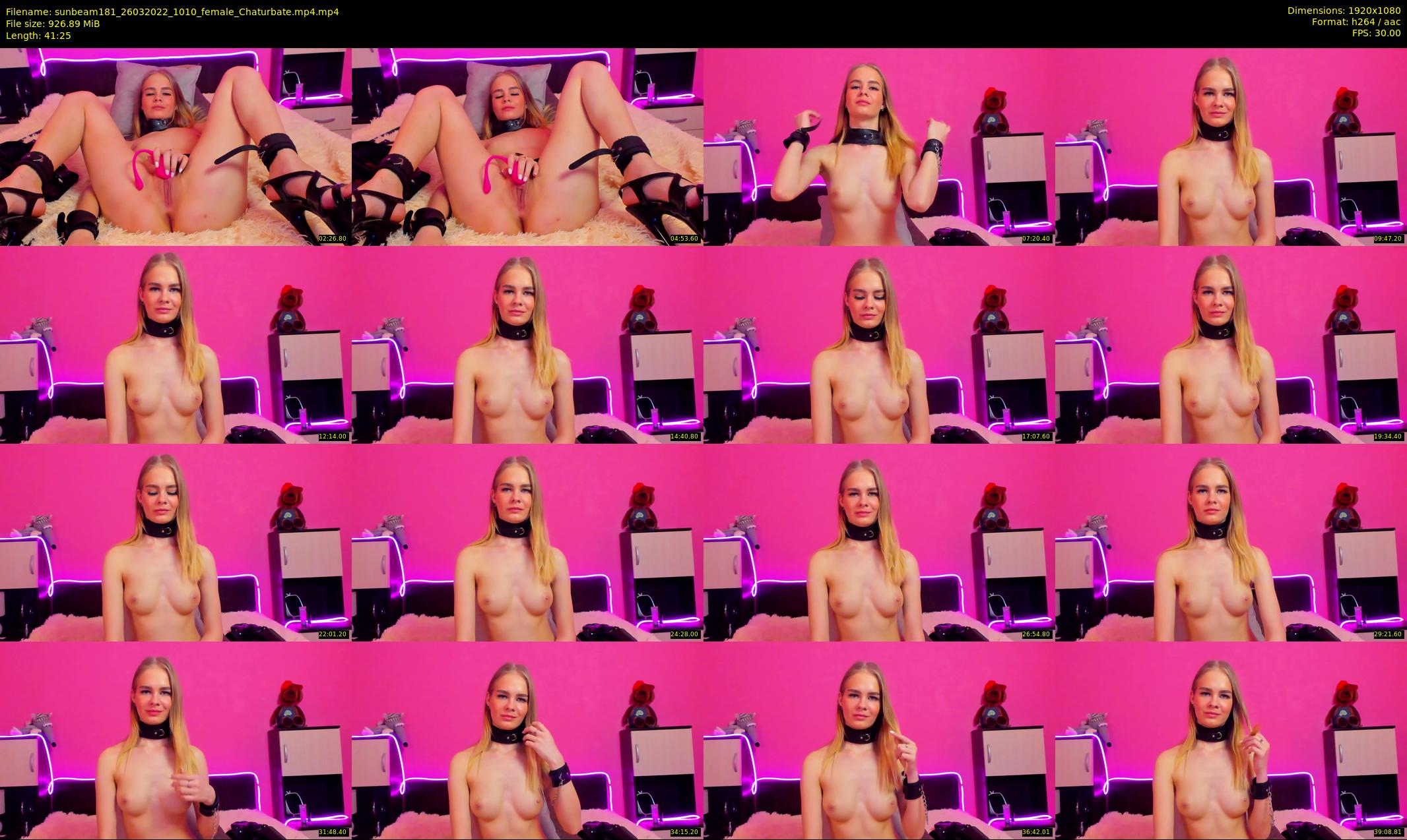 sunbeam181 — 42 minute Chaturbate female cam show recording, 1080p, Mar 26, 2022