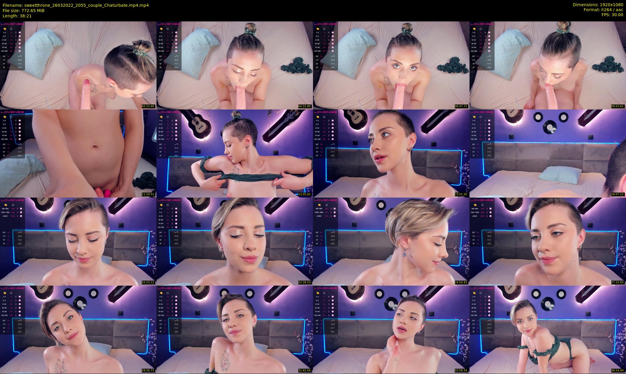 sweetthrone — 39 minute Chaturbate couple cam show recording, 1080p, Mar 26, 2022