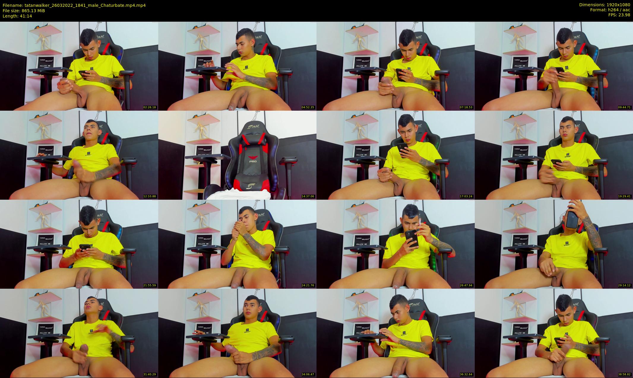 tatanwalker — 42 minute Chaturbate male cam show recording, 1080p, Mar 26, 2022