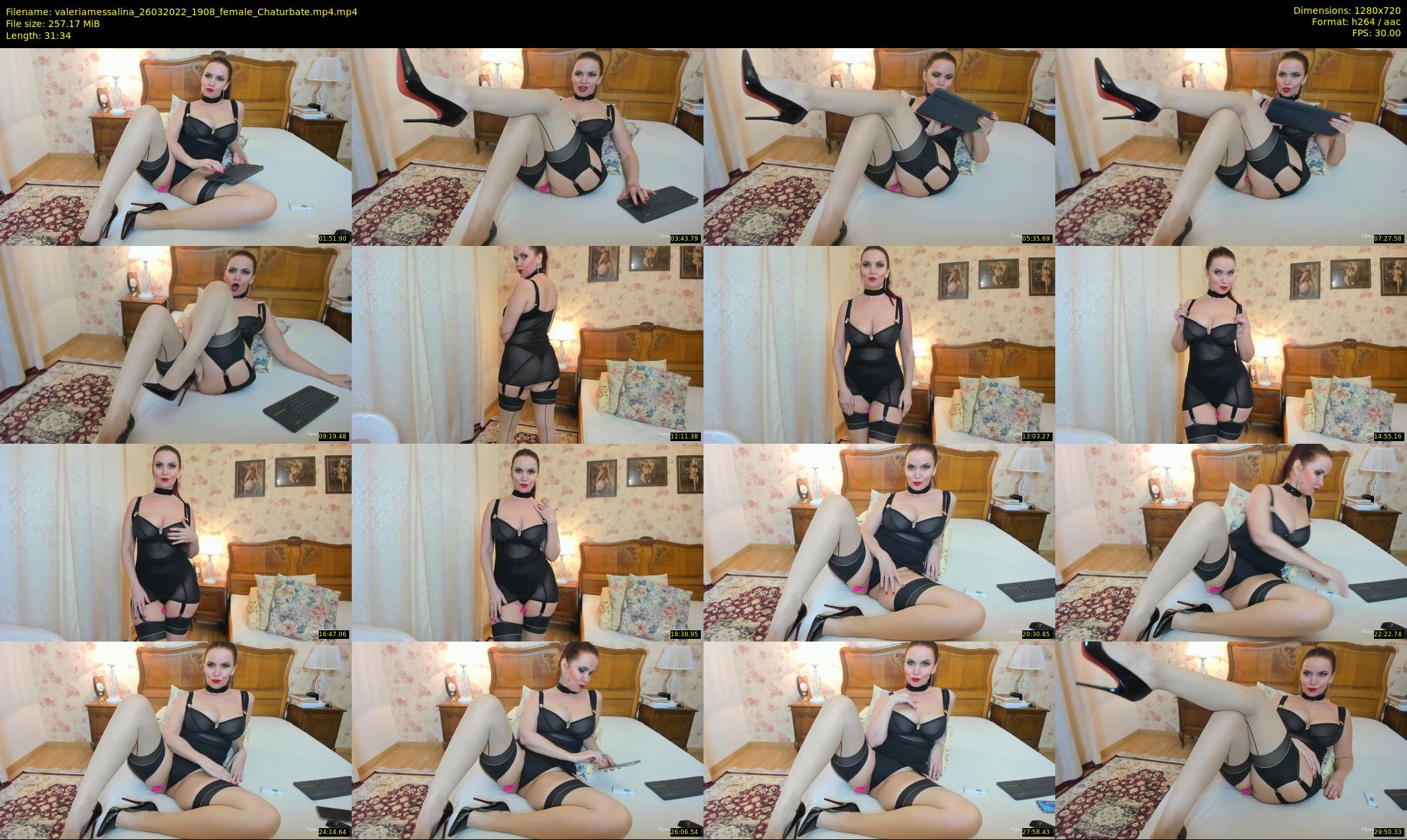 valeriamessalina — 32 minute Chaturbate female cam show recording, 720p, Mar 26, 2022