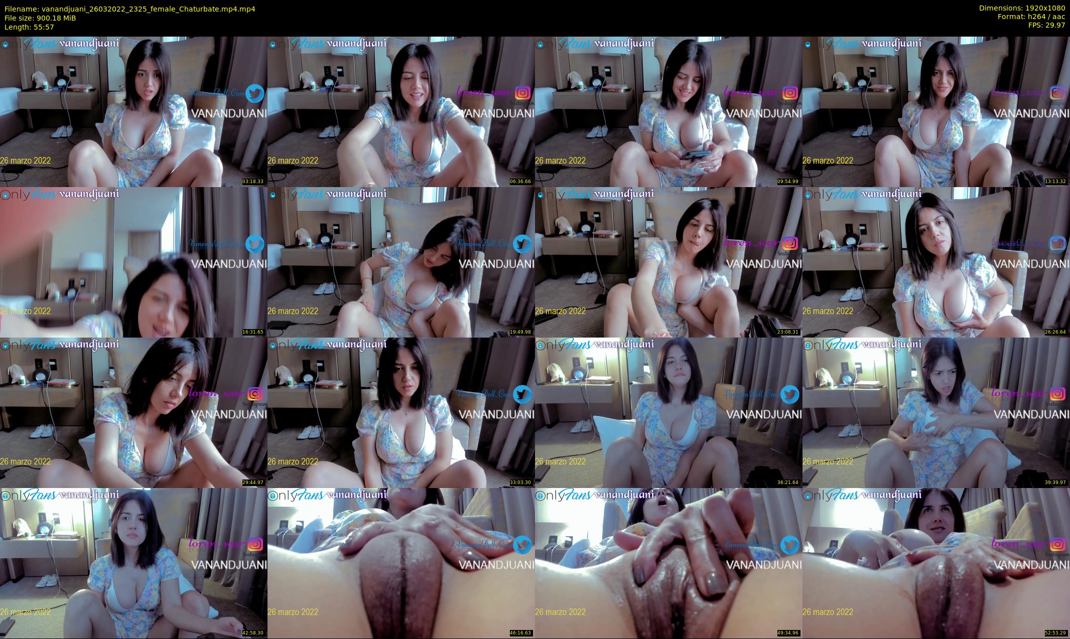 vanandjuani — 56 minute Chaturbate female cam show recording, 1080p, Mar 26, 2022