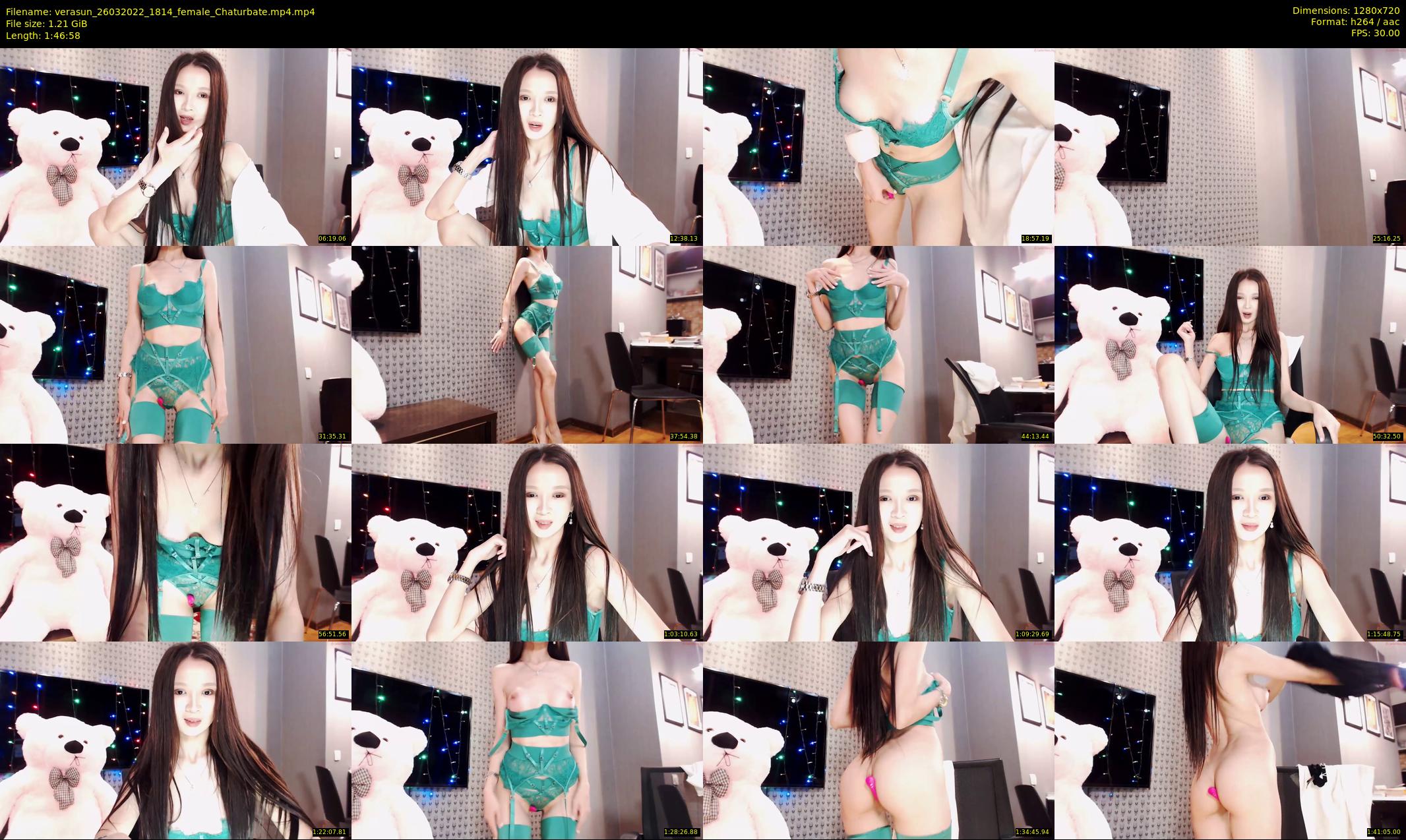 verasun — 107 minute Chaturbate female cam show recording, 720p, Mar 26, 2022