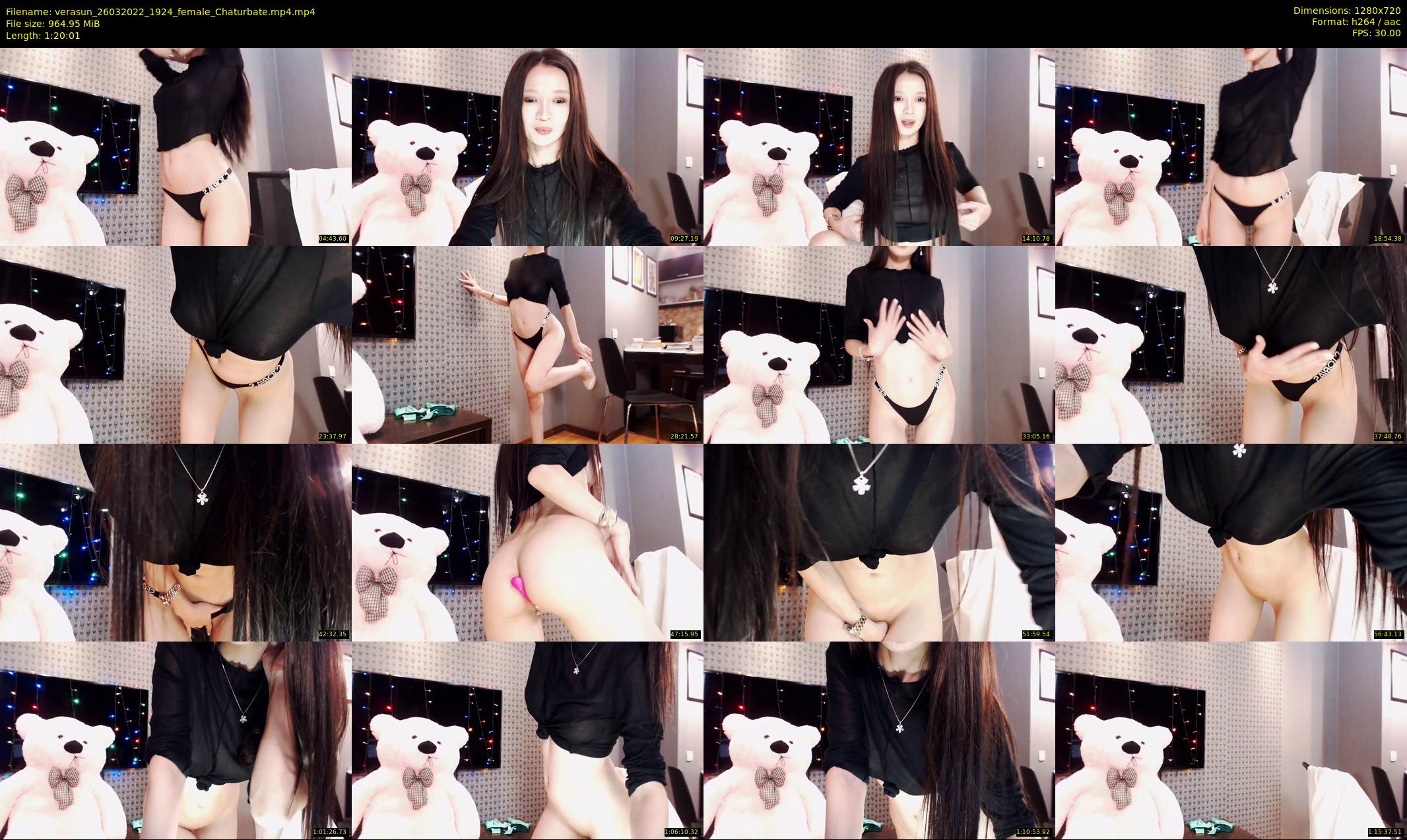 verasun — 81 minute Chaturbate female cam show recording, 720p, Mar 26, 2022