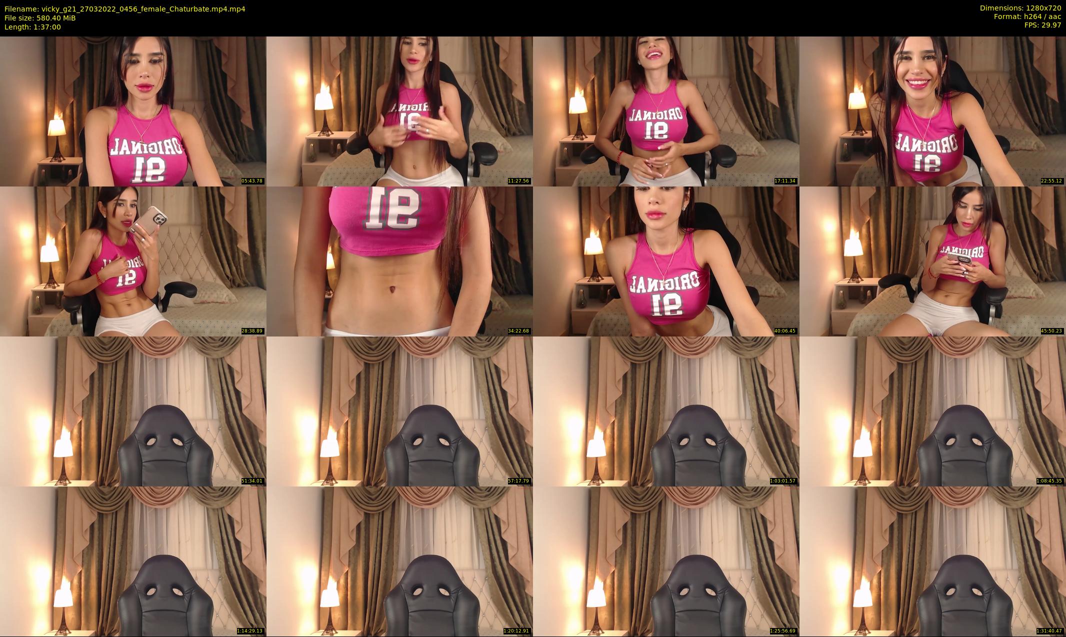 vicky_g21 — 97 minute Chaturbate female cam show recording, 720p, Mar 27, 2022