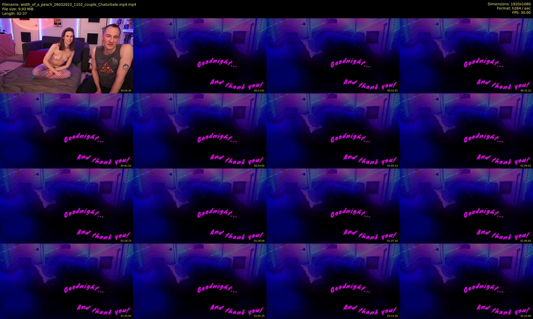 width_of_a_peach — 3 minute Chaturbate couple cam show recording, 1080p, Mar 26, 2022