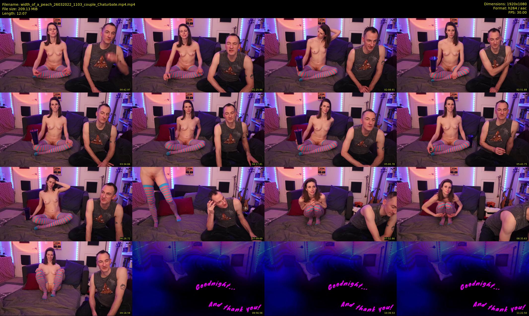 width_of_a_peach — 13 minute Chaturbate couple cam show recording, 1080p, Mar 26, 2022