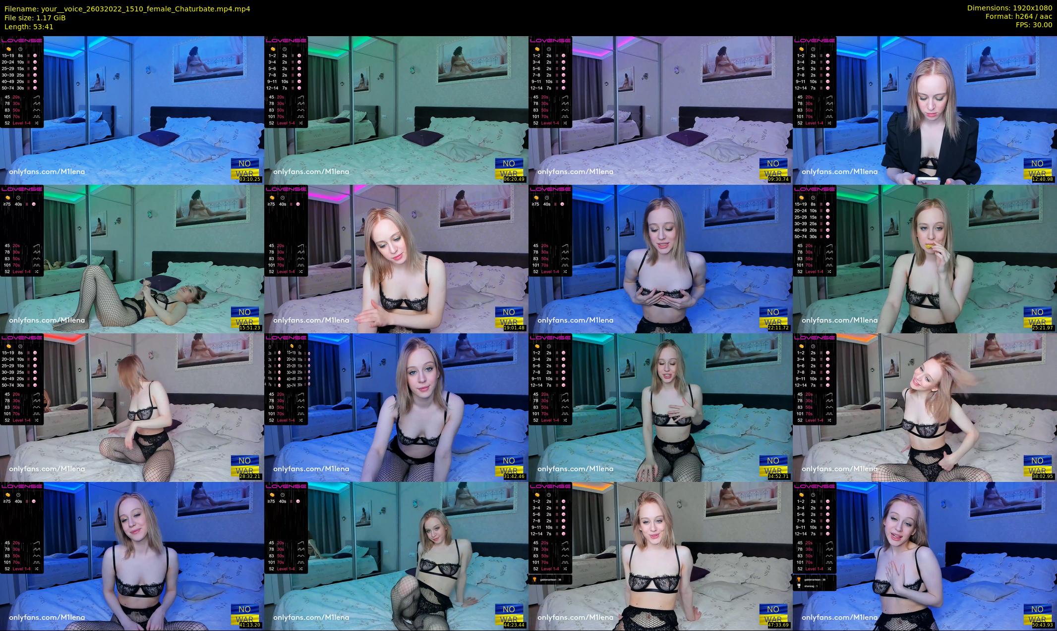 your__voice — 54 minute Chaturbate female cam show recording, 1080p, Mar 26, 2022