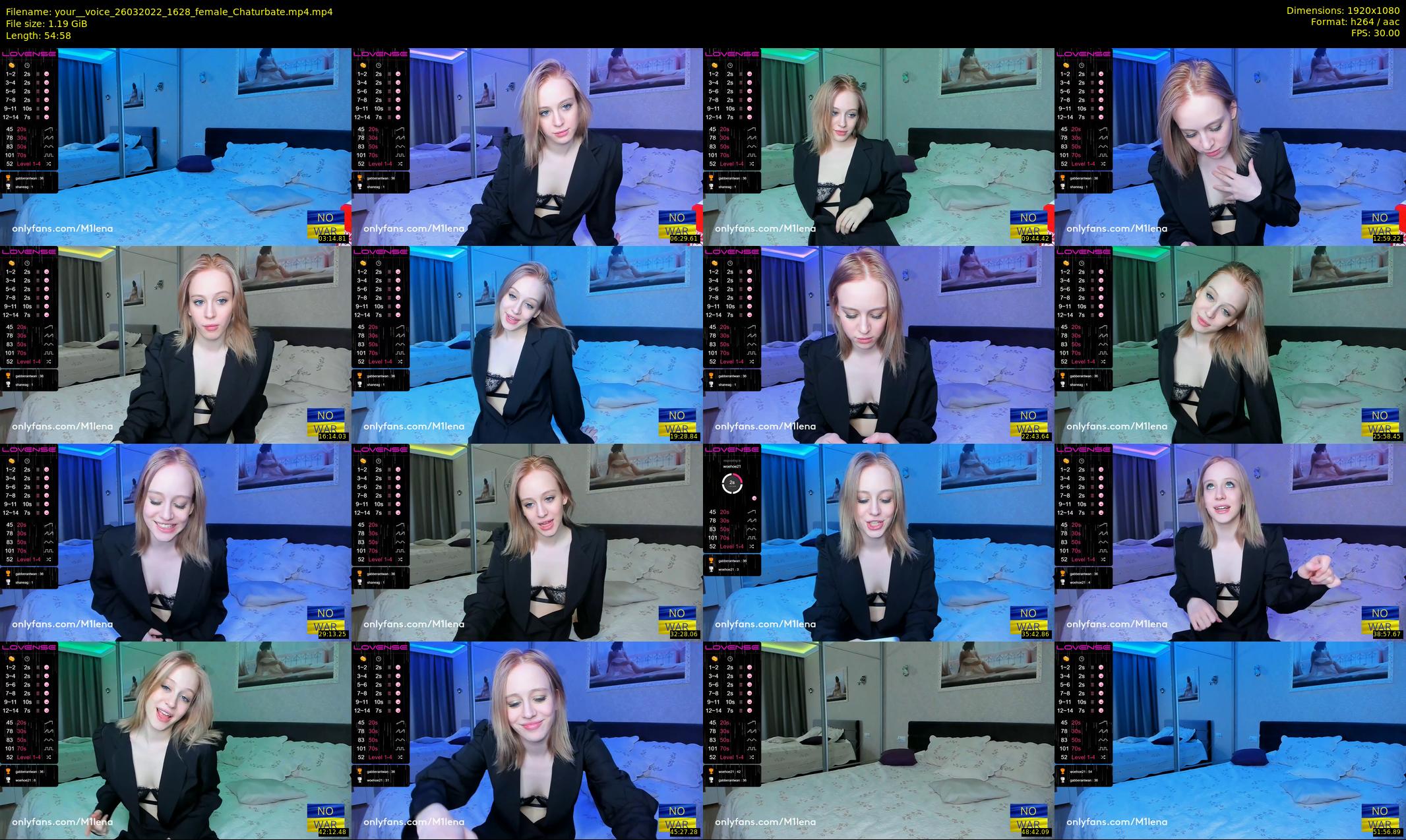 your__voice — 55 minute Chaturbate female cam show recording, 1080p, Mar 26, 2022