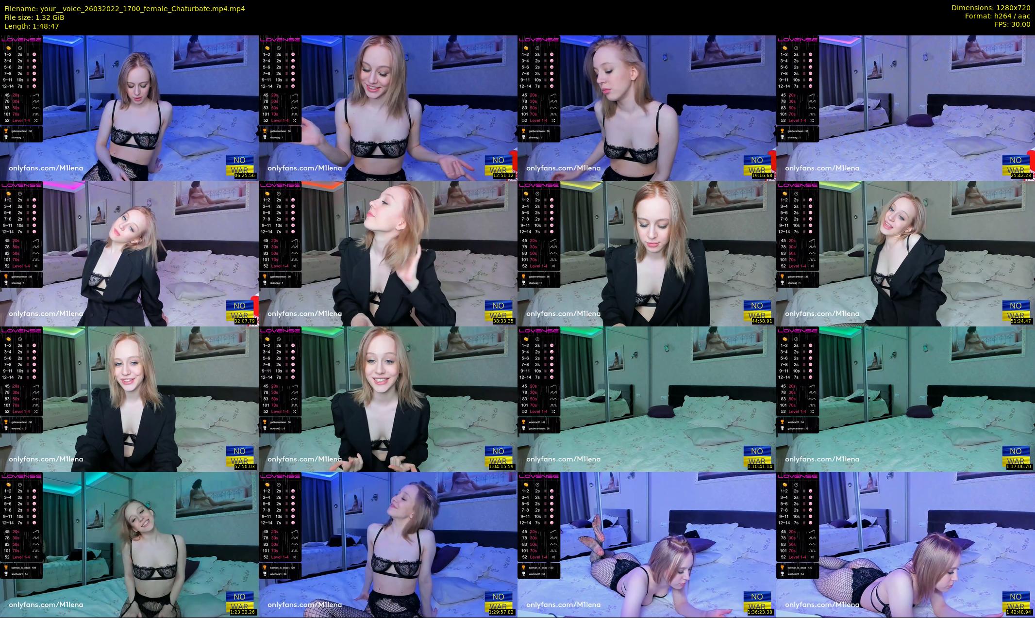 your__voice — 109 minute Chaturbate female cam show recording, 720p, Mar 26, 2022