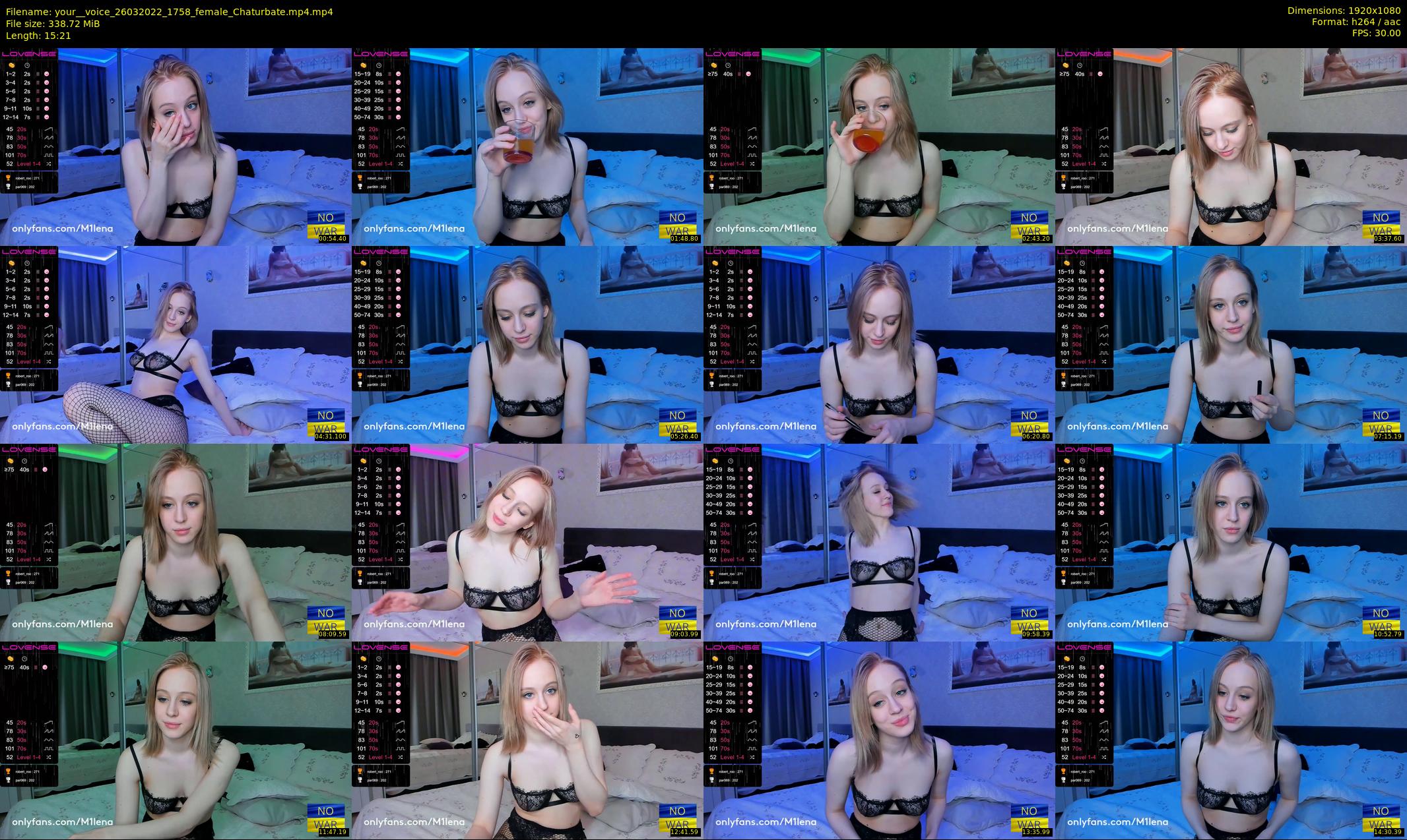 your__voice — 16 minute Chaturbate female cam show recording, 1080p, Mar 26, 2022