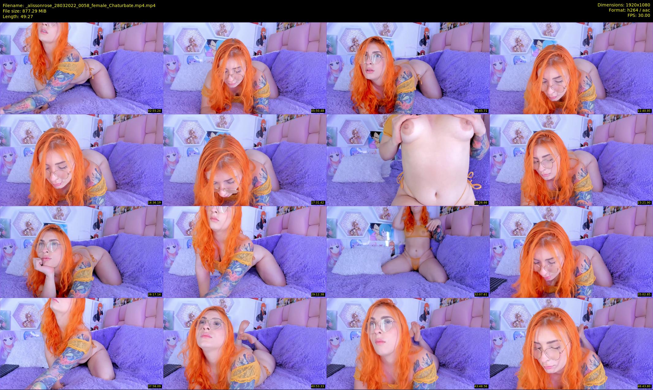 _alissonrose — 50 minute Chaturbate female cam show recording, 1080p, Mar 28, 2022