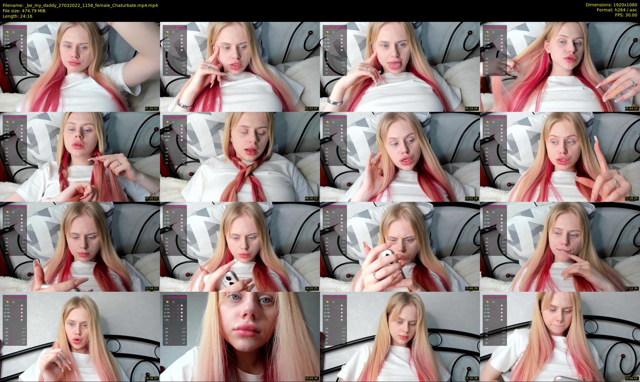 _be_my_daddy — 25 minute Chaturbate female cam show recording, 1080p, Mar 27, 2022