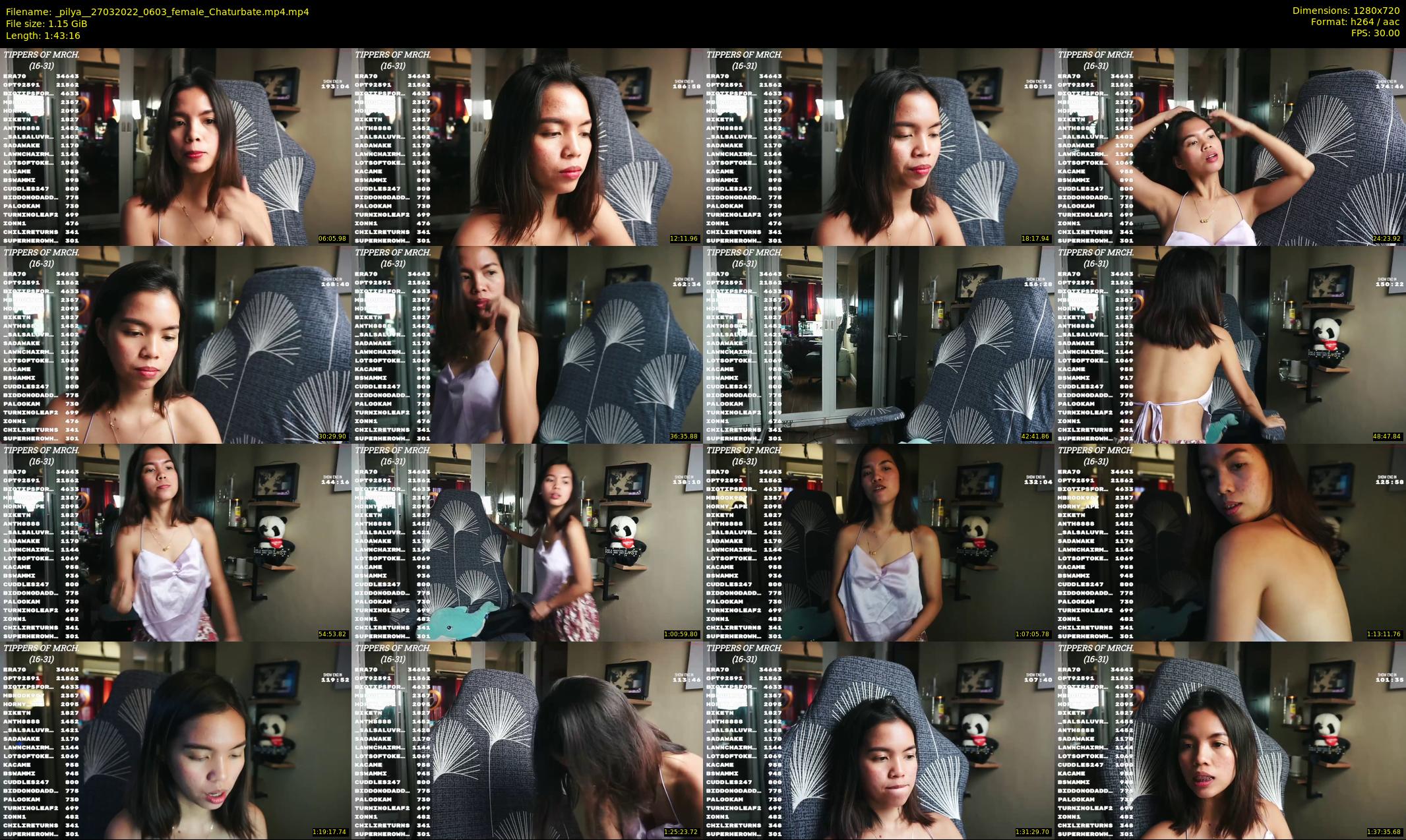 _pilya_ — 104 minute Chaturbate female cam show recording, 720p, Mar 27, 2022