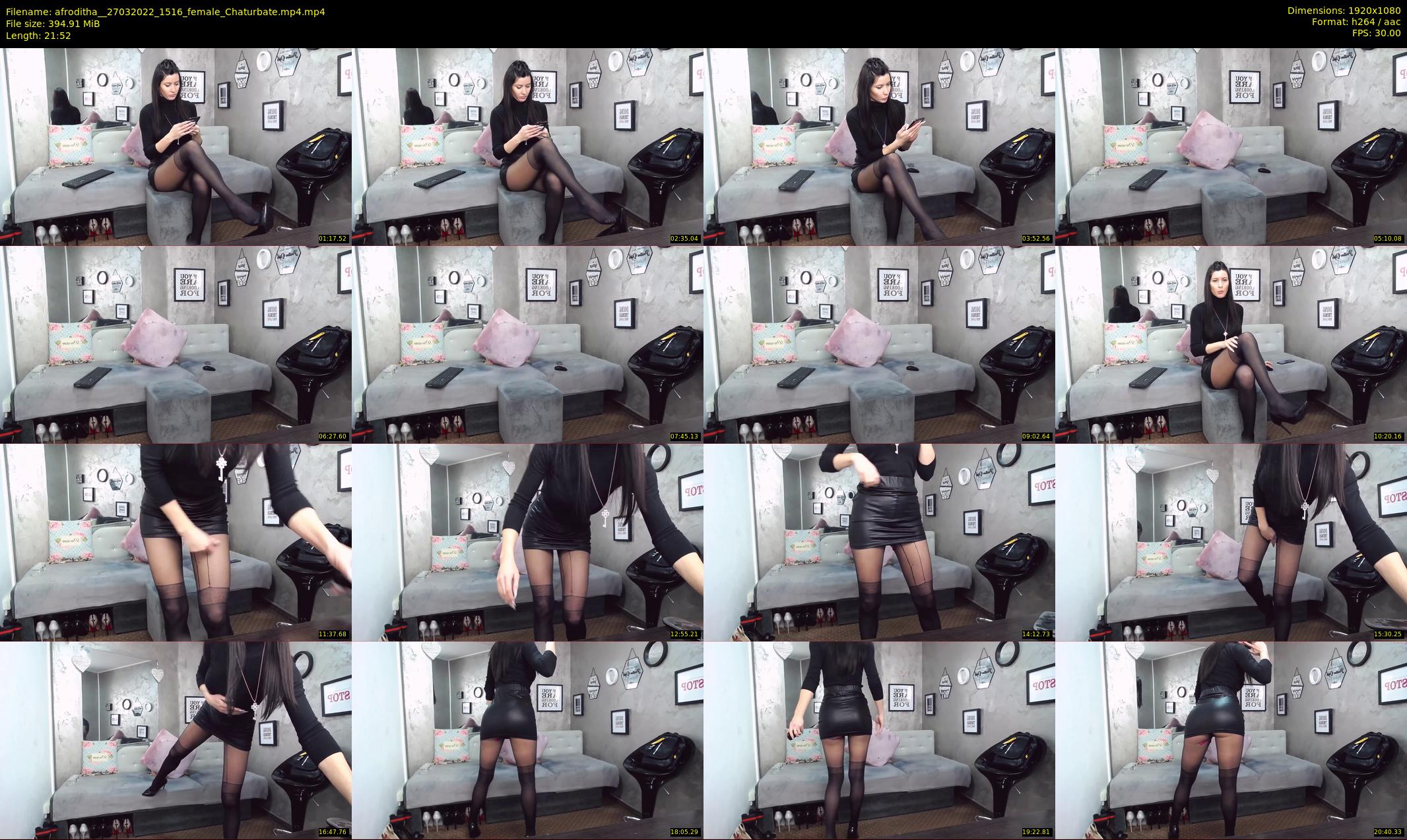 afroditha_ — 22 minute Chaturbate female cam show recording, 1080p, Mar 27, 2022