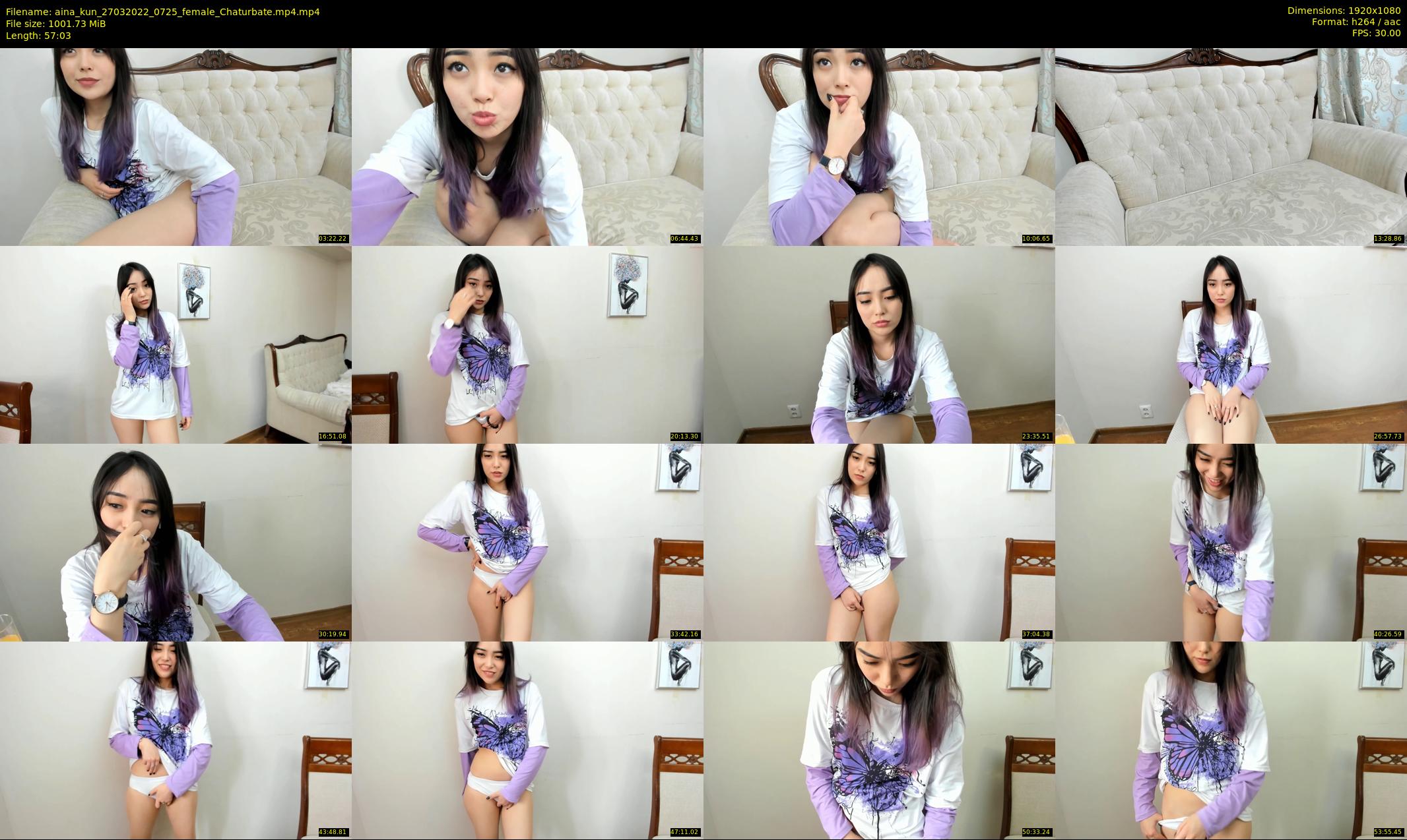 aina_kun — 58 minute Chaturbate female cam show recording, 1080p, Mar 27, 2022