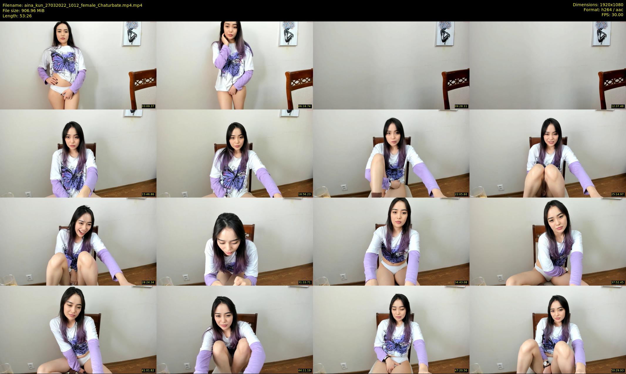 aina_kun — 54 minute Chaturbate female cam show recording, 1080p, Mar 27, 2022