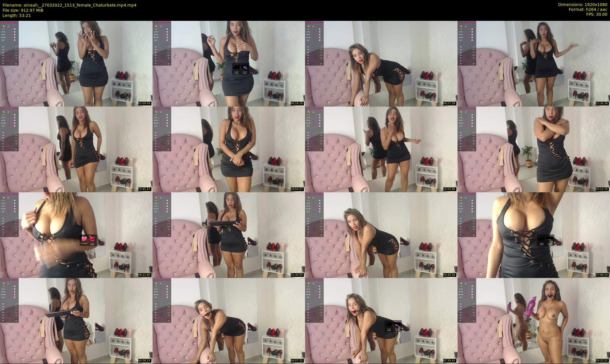 ainaah_ — 54 minute Chaturbate female cam show recording, 1080p, Mar 27, 2022
