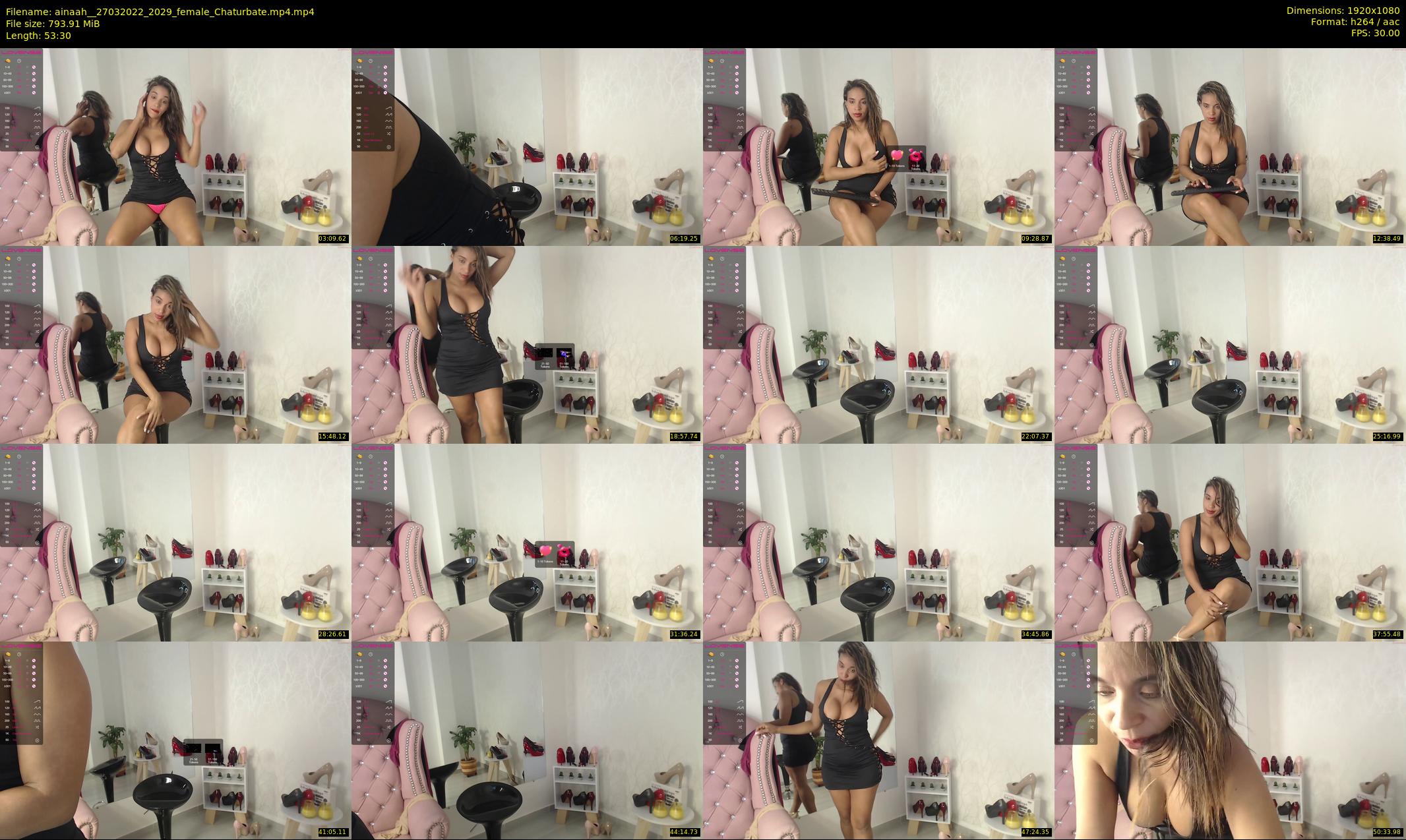 ainaah_ — 54 minute Chaturbate female cam show recording, 1080p, Mar 27, 2022