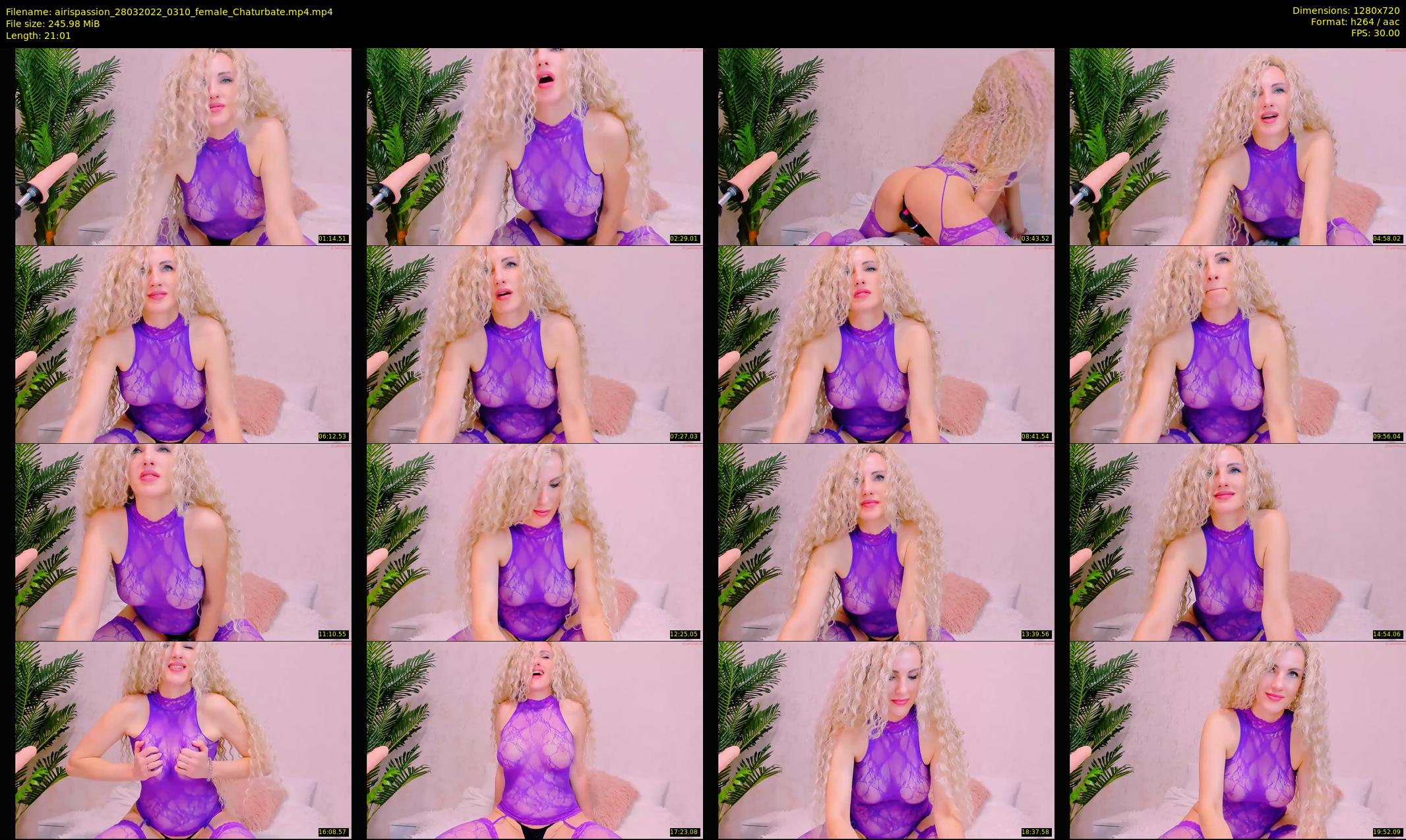 airispassion — 22 minute Chaturbate female cam show recording, 720p, Mar 28, 2022
