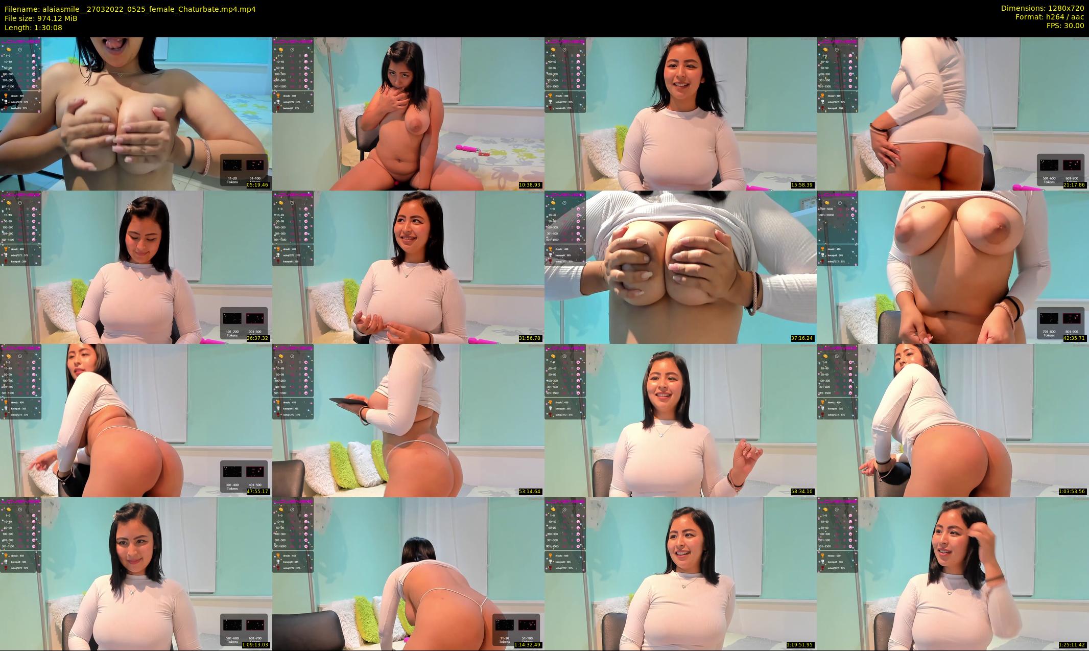 alaiasmile_ — 91 minute Chaturbate female cam show recording, 720p, Mar 27, 2022