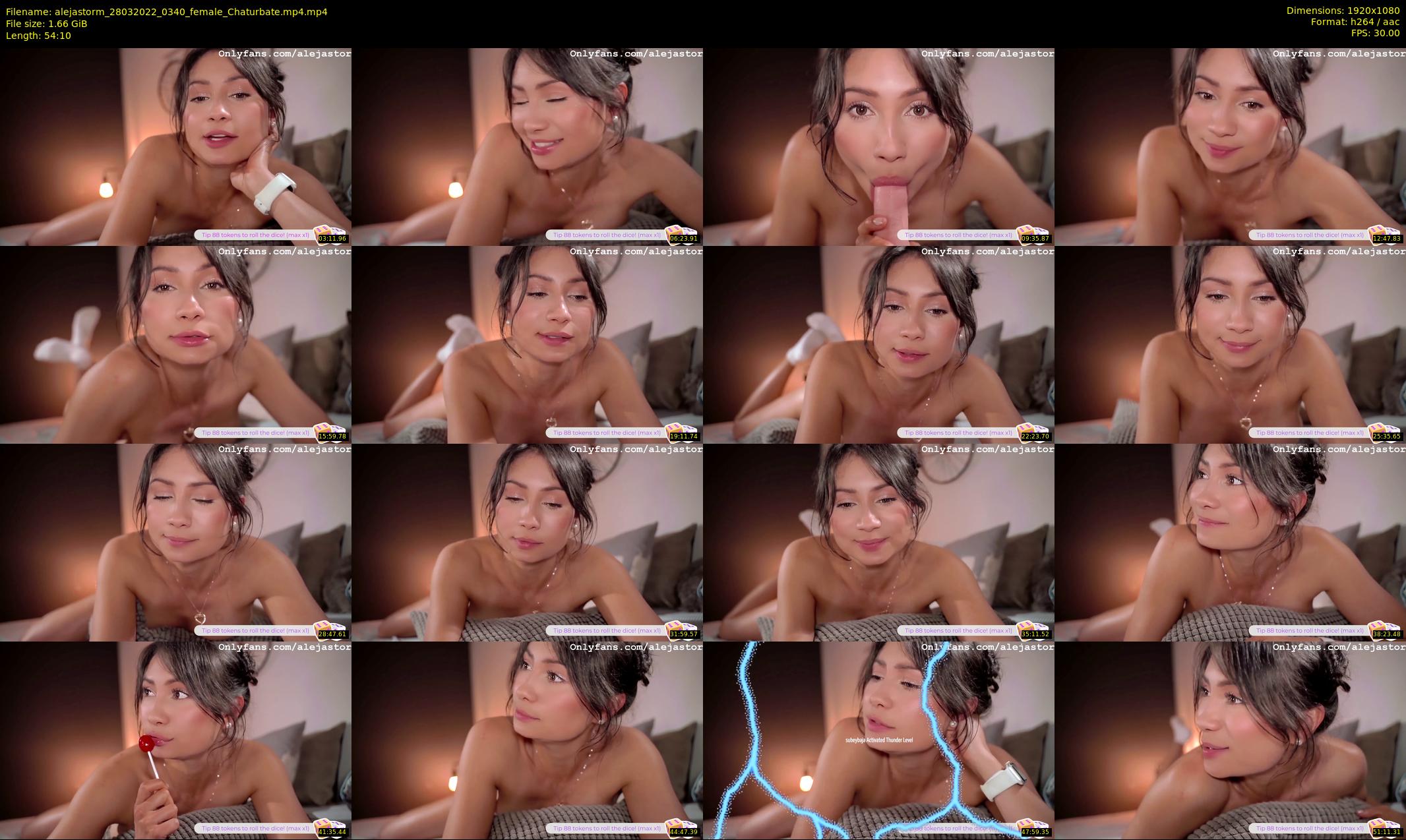 alejastorm — 55 minute Chaturbate female cam show recording, 1080p, Mar 28, 2022