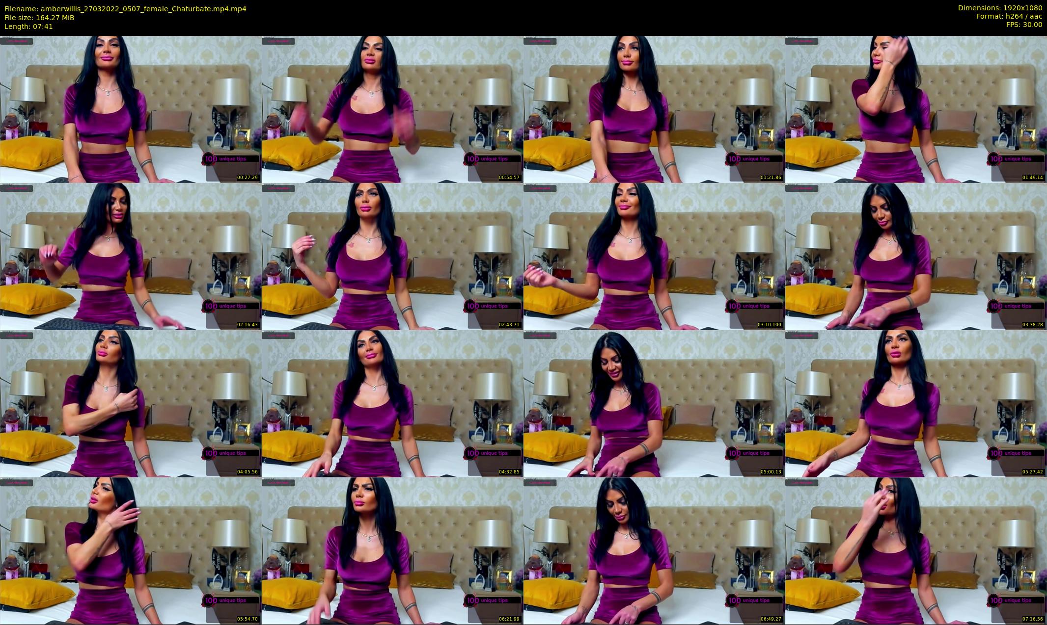 amberwillis — 8 minute Chaturbate female cam show recording, 1080p, Mar 27, 2022
