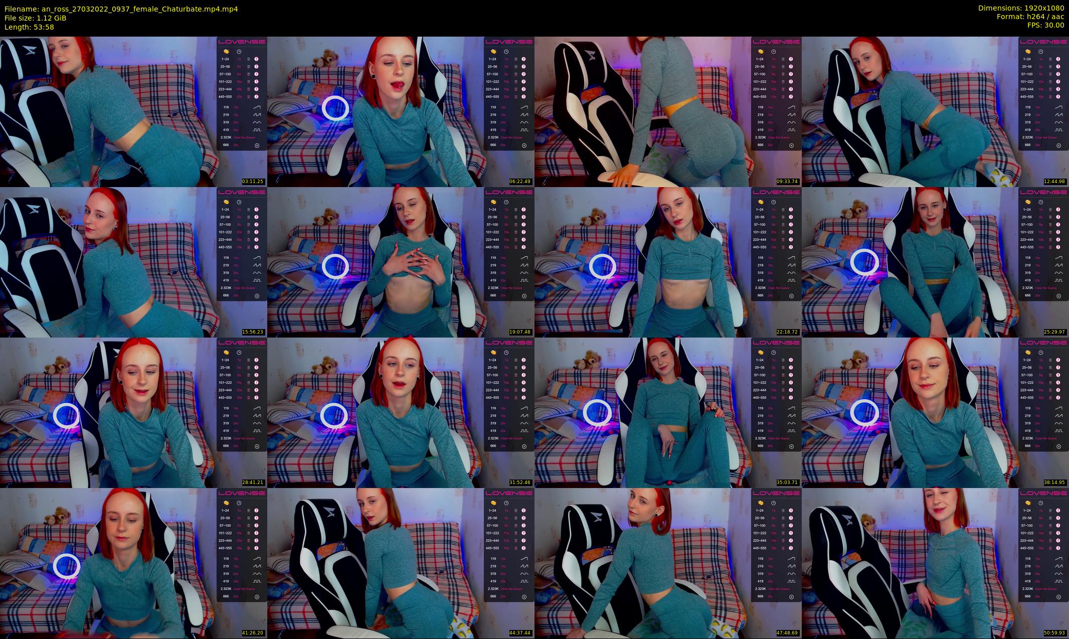 an_ross — 54 minute Chaturbate female cam show recording, 1080p, Mar 27, 2022