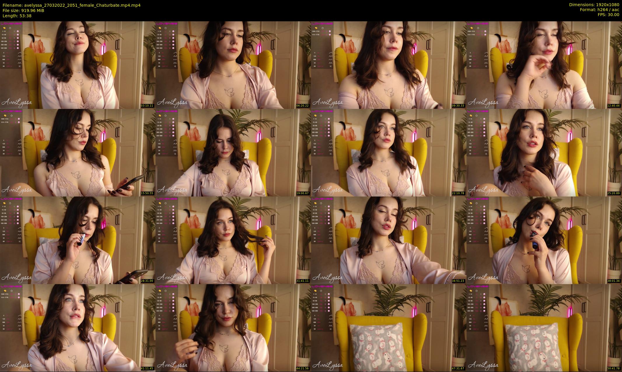 avelyssa — 54 minute Chaturbate female cam show recording, 1080p, Mar 27, 2022