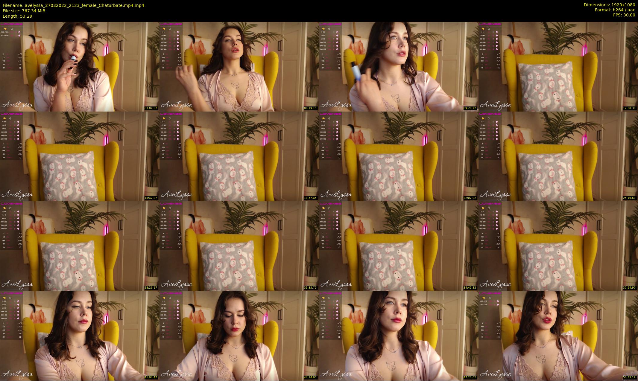 avelyssa — 54 minute Chaturbate female cam show recording, 1080p, Mar 27, 2022