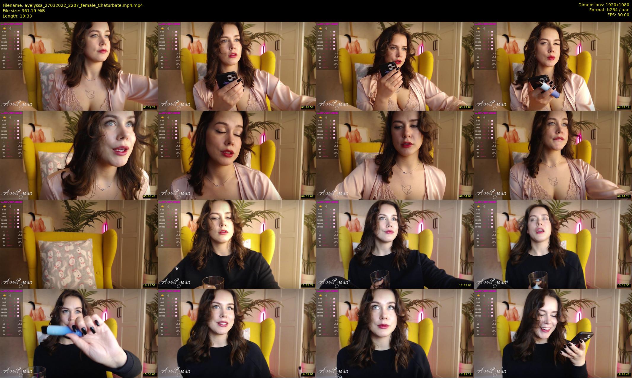 avelyssa — 20 minute Chaturbate female cam show recording, 1080p, Mar 27, 2022