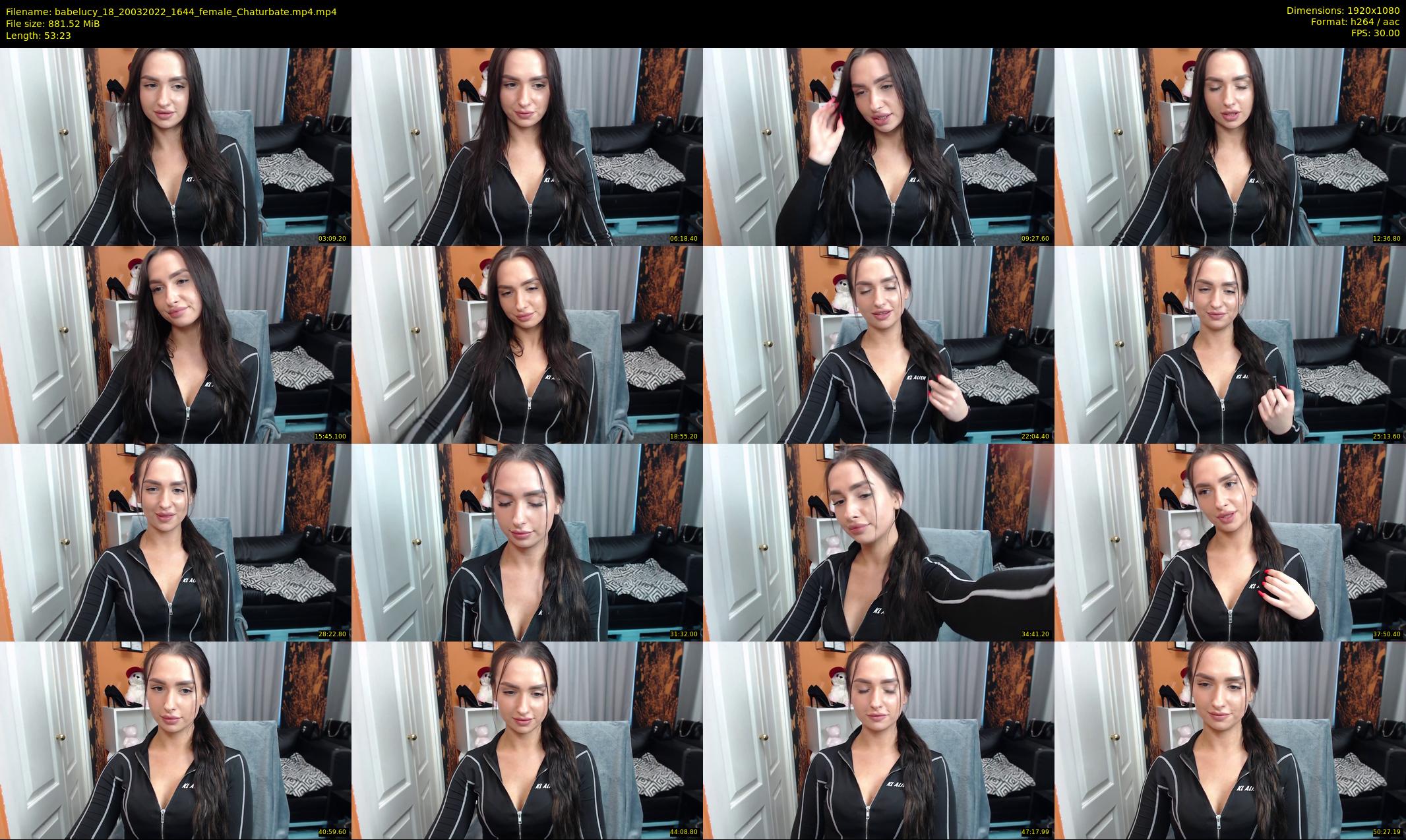 babelucy_18 — 54 minute Chaturbate female cam show recording, 1080p, Mar 20, 2022