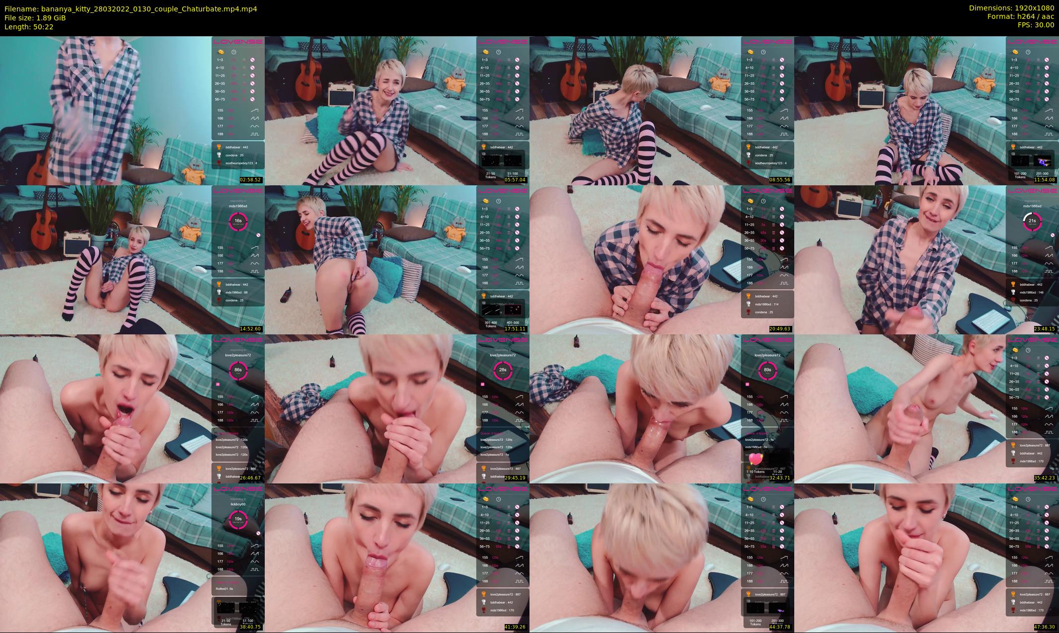 bananya_kitty — 51 minute Chaturbate couple cam show recording, 1080p, Mar 28, 2022