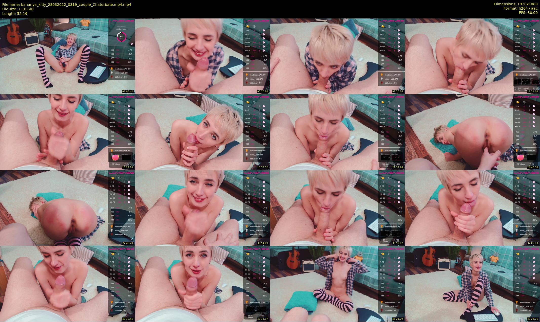 bananya_kitty — 53 minute Chaturbate couple cam show recording, 1080p, Mar 28, 2022