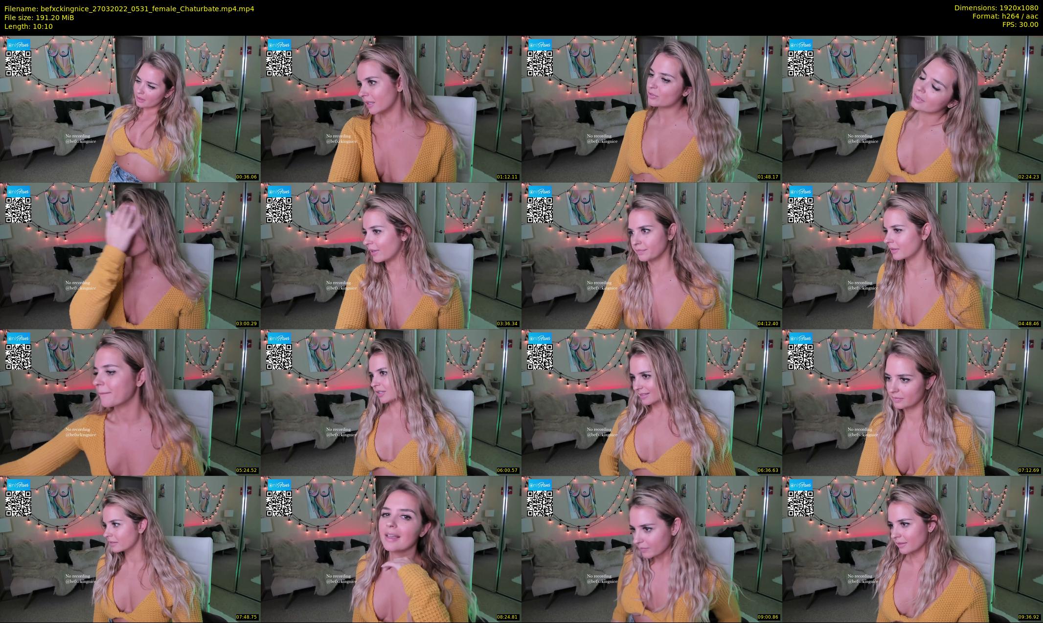 befxckingnice — 11 minute Chaturbate female cam show recording, 1080p, Mar 27, 2022