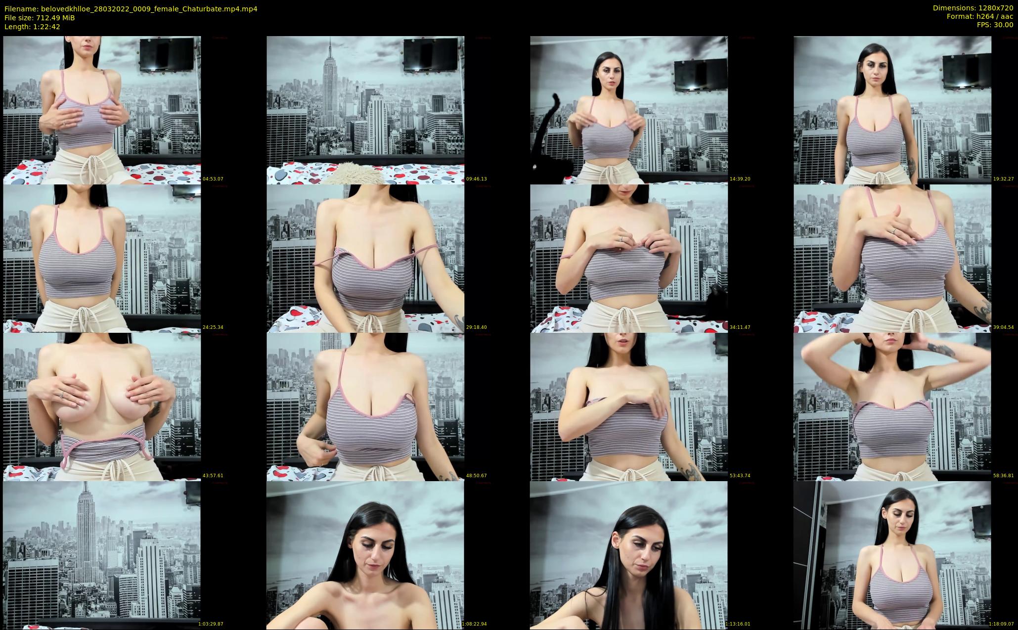 belovedkhlloe — 83 minute Chaturbate female cam show recording, 720p, Mar 28, 2022