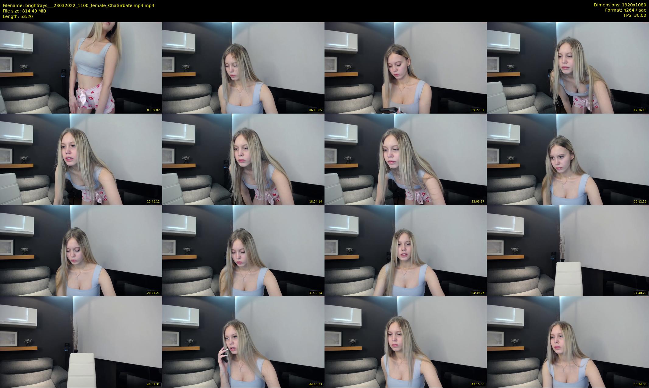 brightrays__ — 54 minute Chaturbate female cam show recording, 1080p, Mar 23, 2022