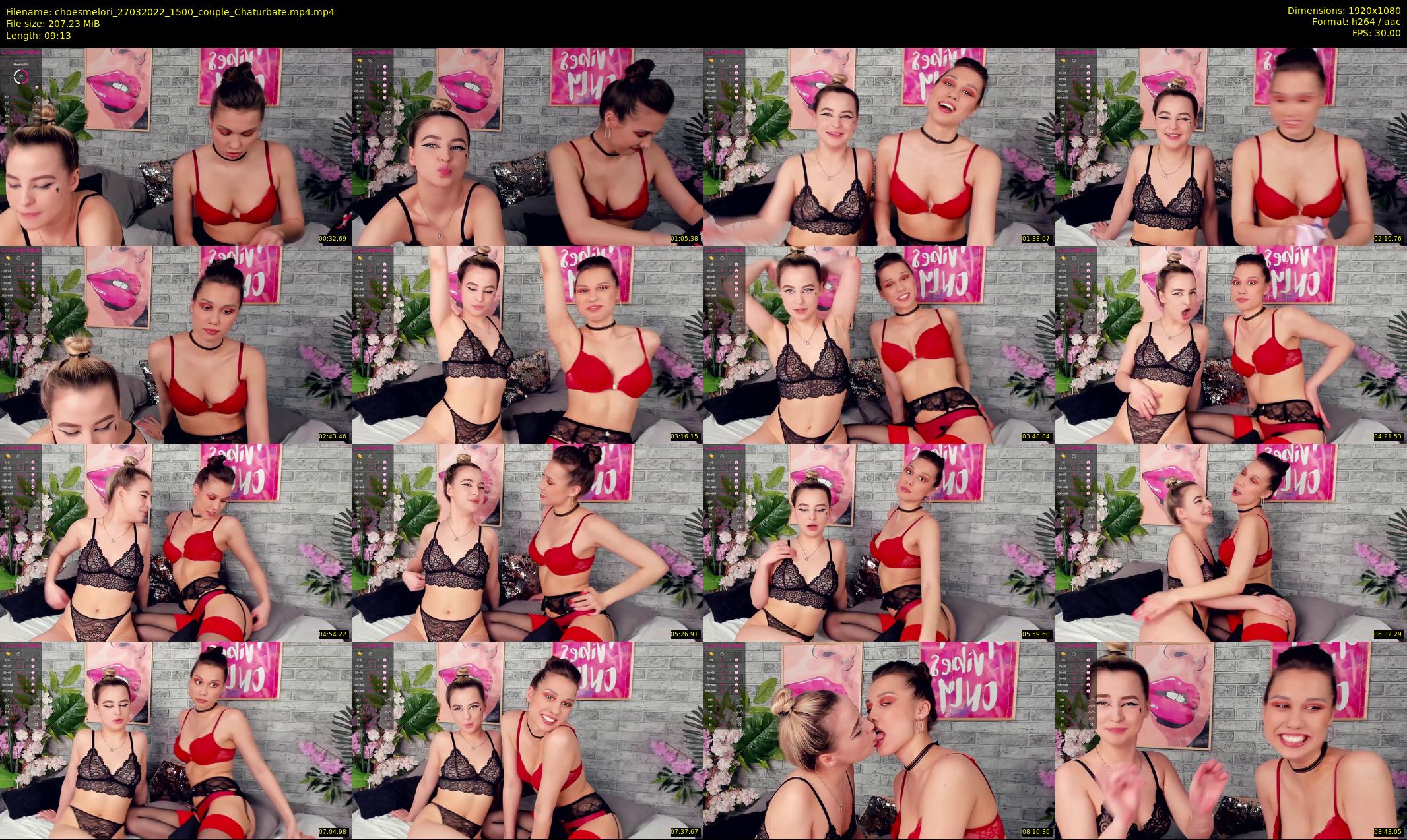 choesmelori — 10 minute Chaturbate couple cam show recording, 1080p, Mar 27, 2022