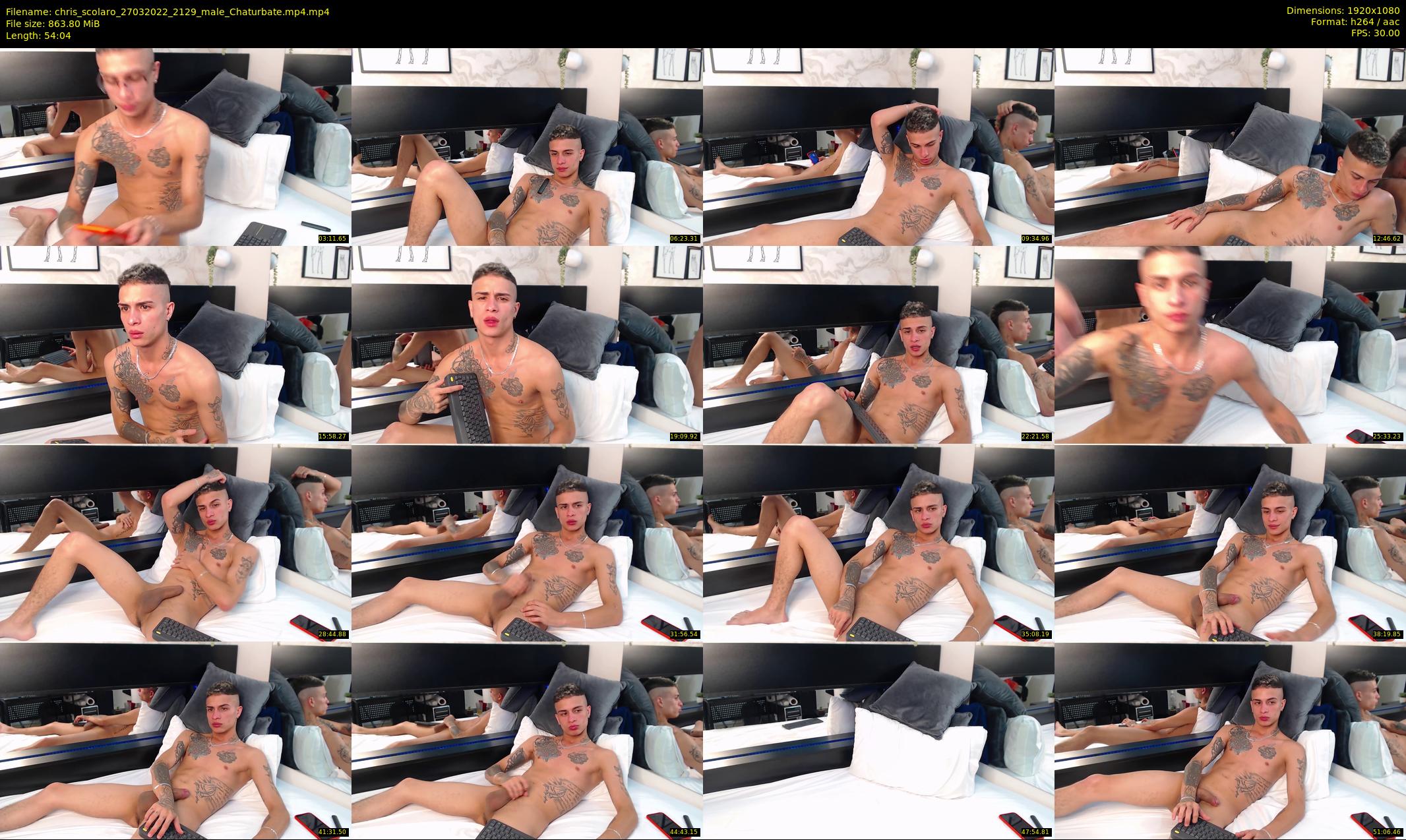 chris_scolaro — 55 minute Chaturbate male cam show recording, 1080p, Mar 27, 2022