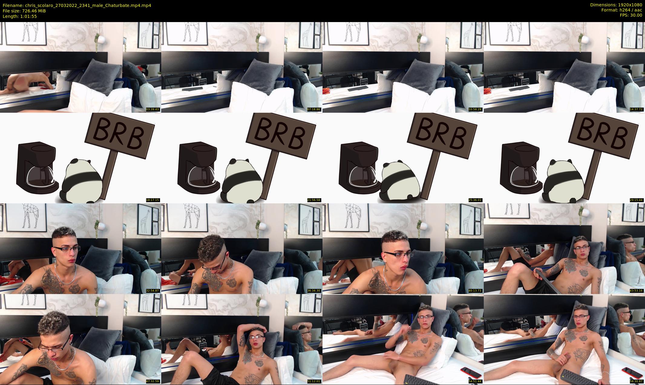 chris_scolaro — 62 minute Chaturbate male cam show recording, 1080p, Mar 27, 2022