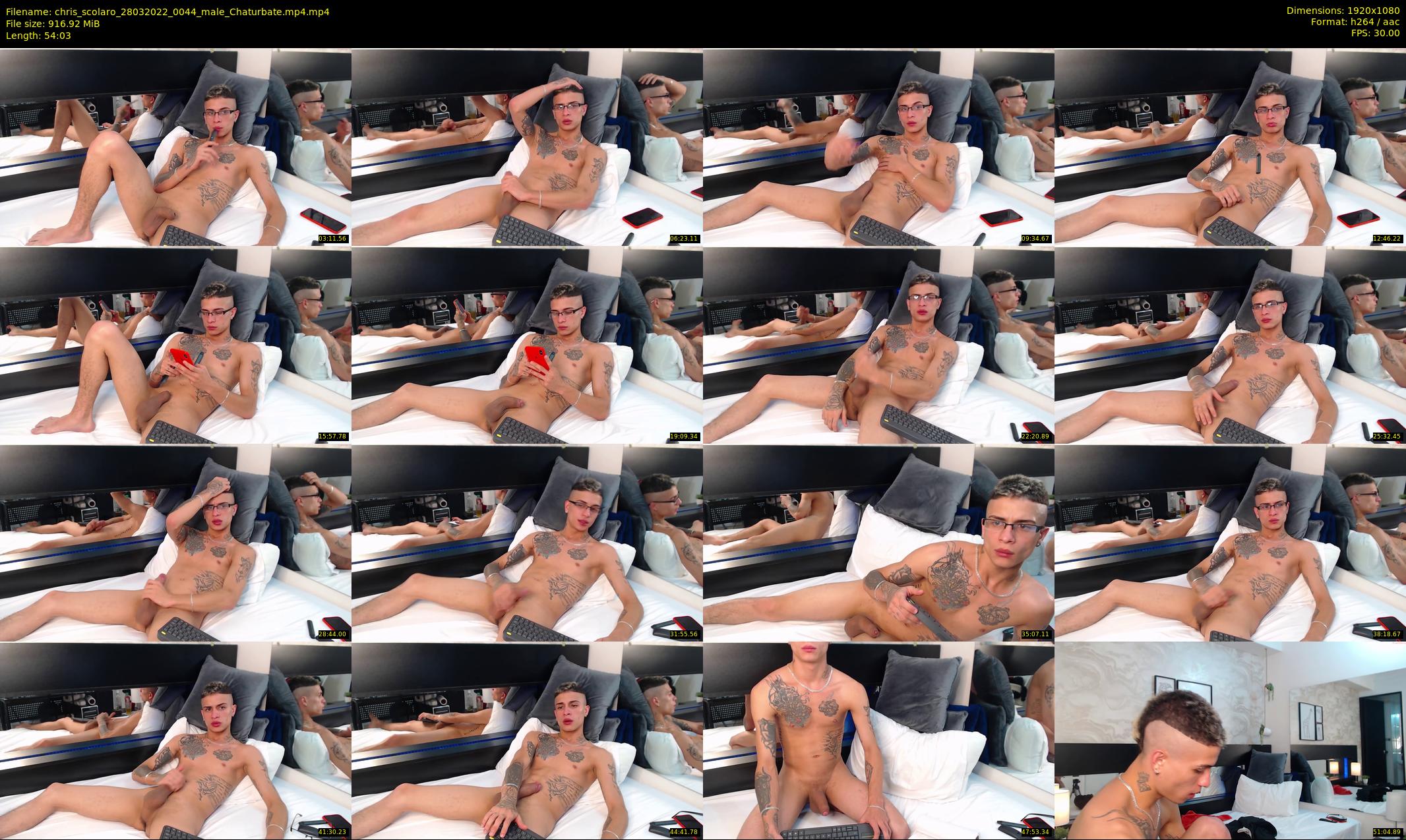 chris_scolaro — 55 minute Chaturbate male cam show recording, 1080p, Mar 28, 2022
