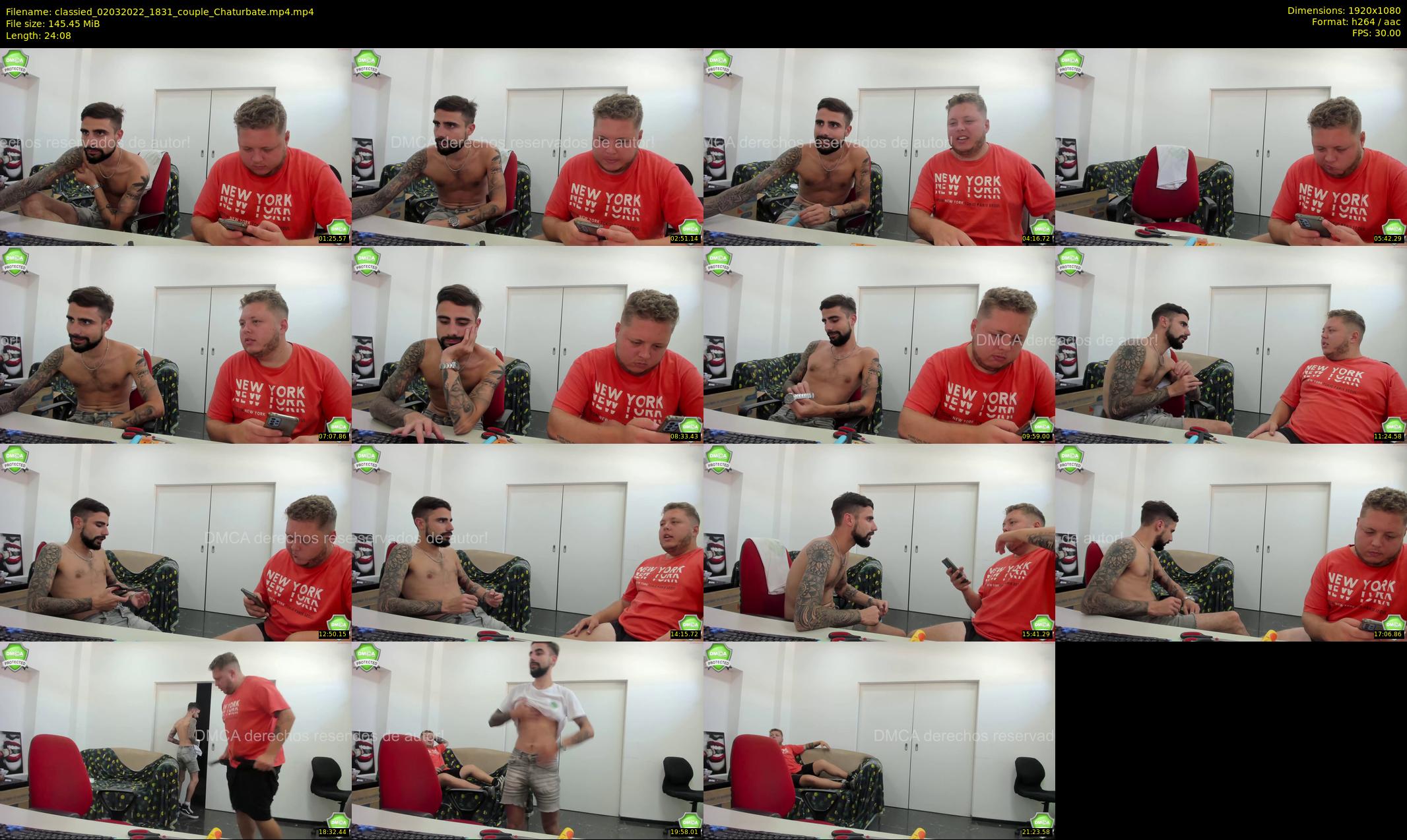 classied — 25 minute Chaturbate male cam show recording, 1080p, Mar 2, 2022