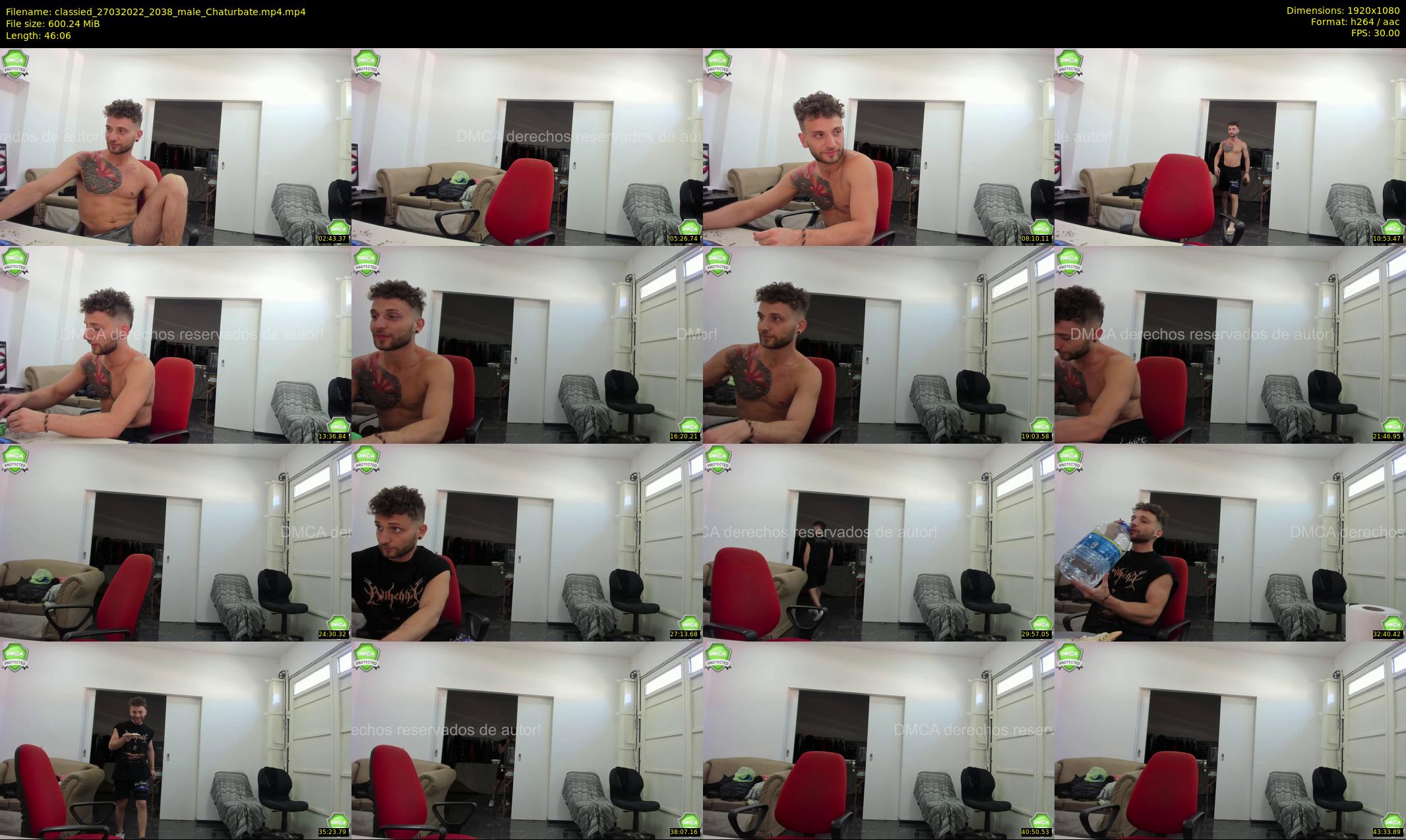 classied — 47 minute Chaturbate male cam show recording, 1080p, Mar 27, 2022
