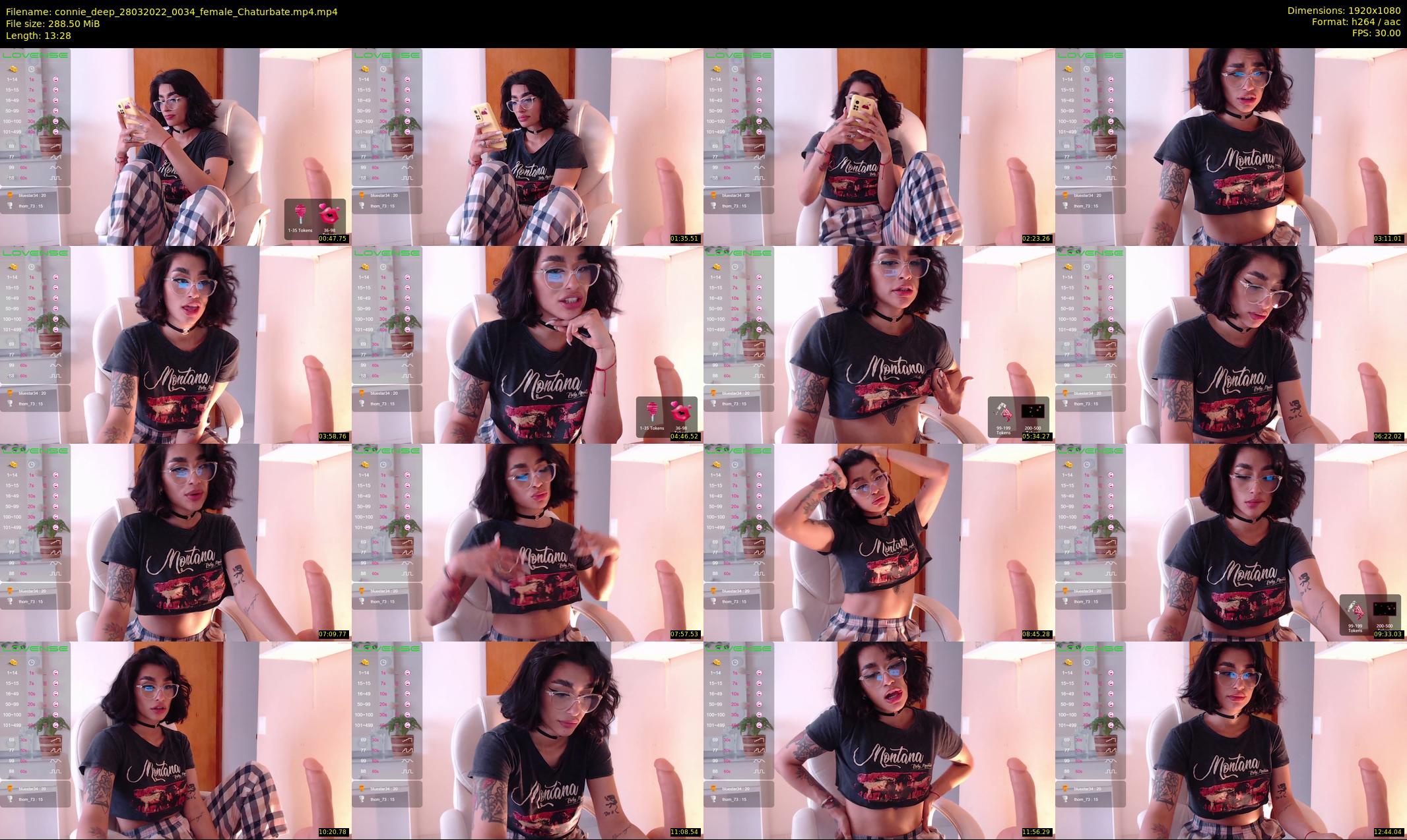 connie_deep — 14 minute Chaturbate female cam show recording, 1080p, Mar 28, 2022
