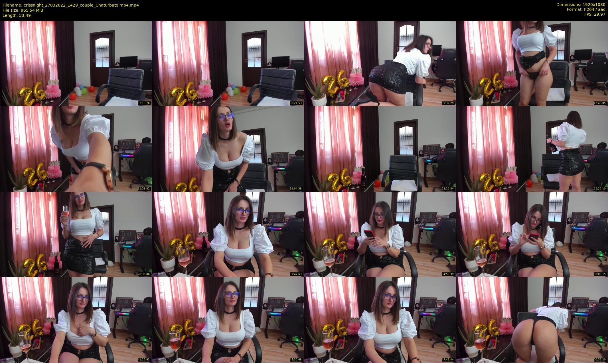crissnight — 54 minute Chaturbate female cam show recording, 1080p, Mar 27, 2022