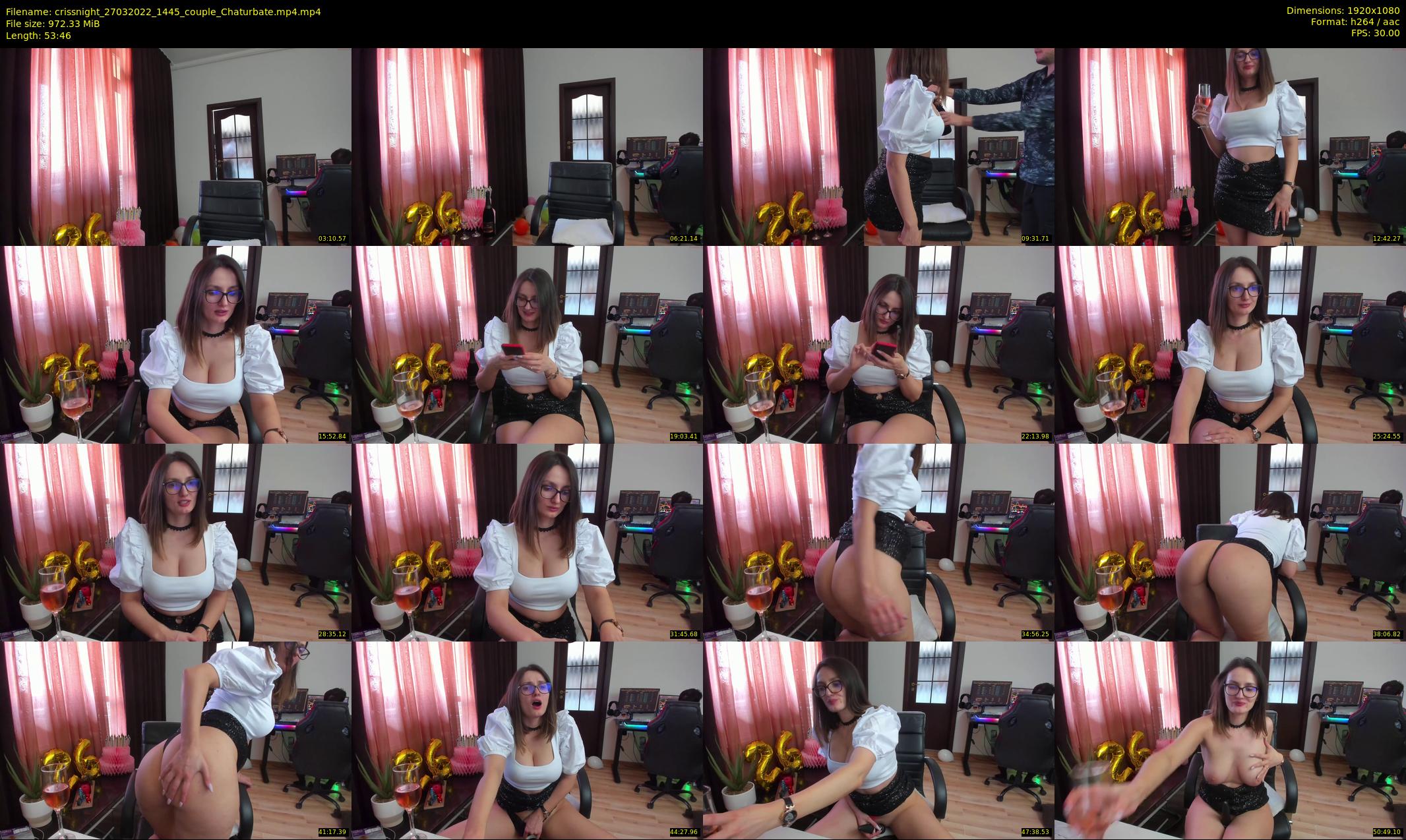 crissnight — 54 minute Chaturbate female cam show recording, 1080p, Mar 27, 2022