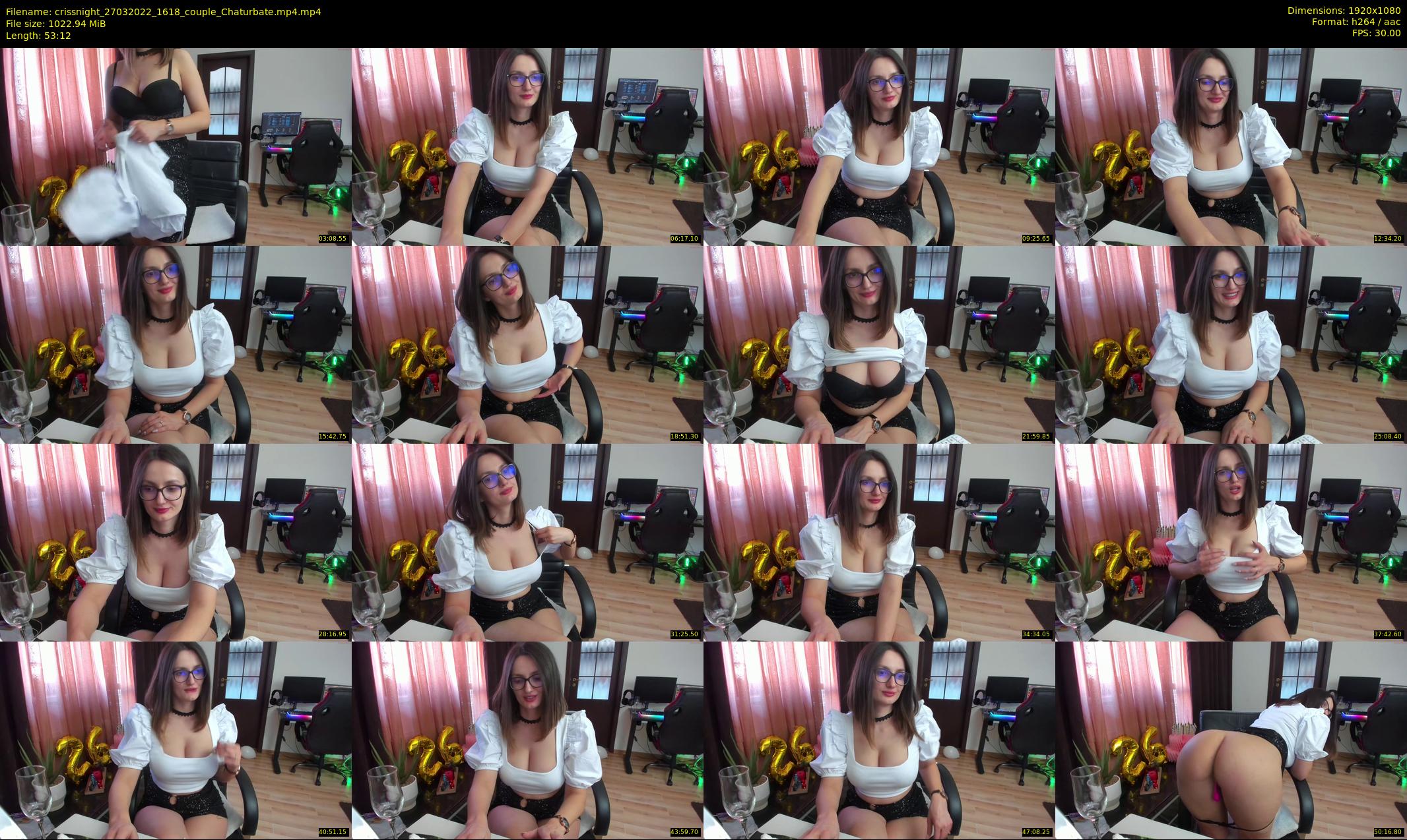 crissnight — 54 minute Chaturbate female cam show recording, 1080p, Mar 27, 2022