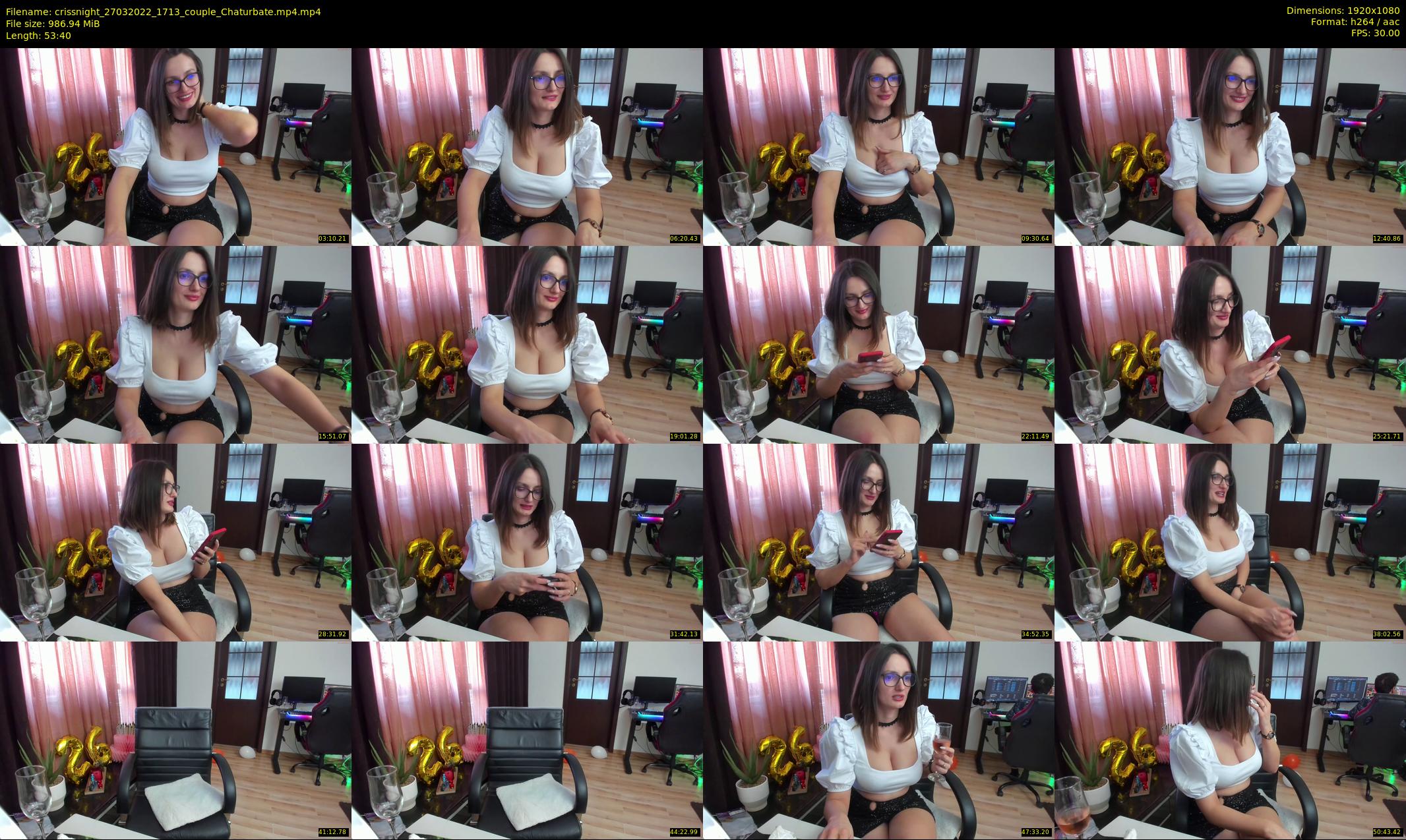 crissnight — 54 minute Chaturbate female cam show recording, 1080p, Mar 27, 2022